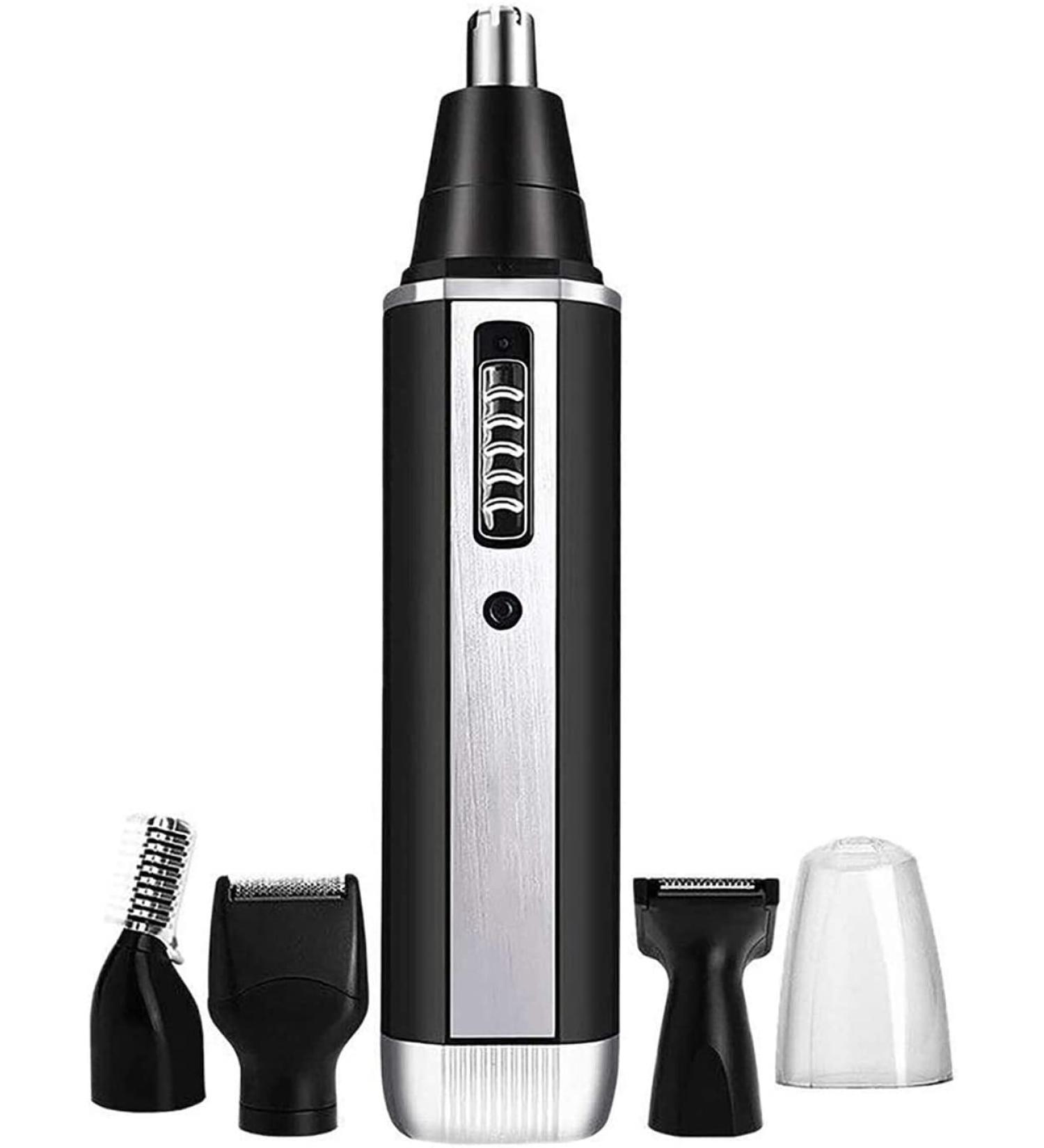 USB Rechargeable Ear and Nose Hair Trimmer - Waterproof Professional Dual Edge Blades for Men & Women - Buy Online on GoSupps.com