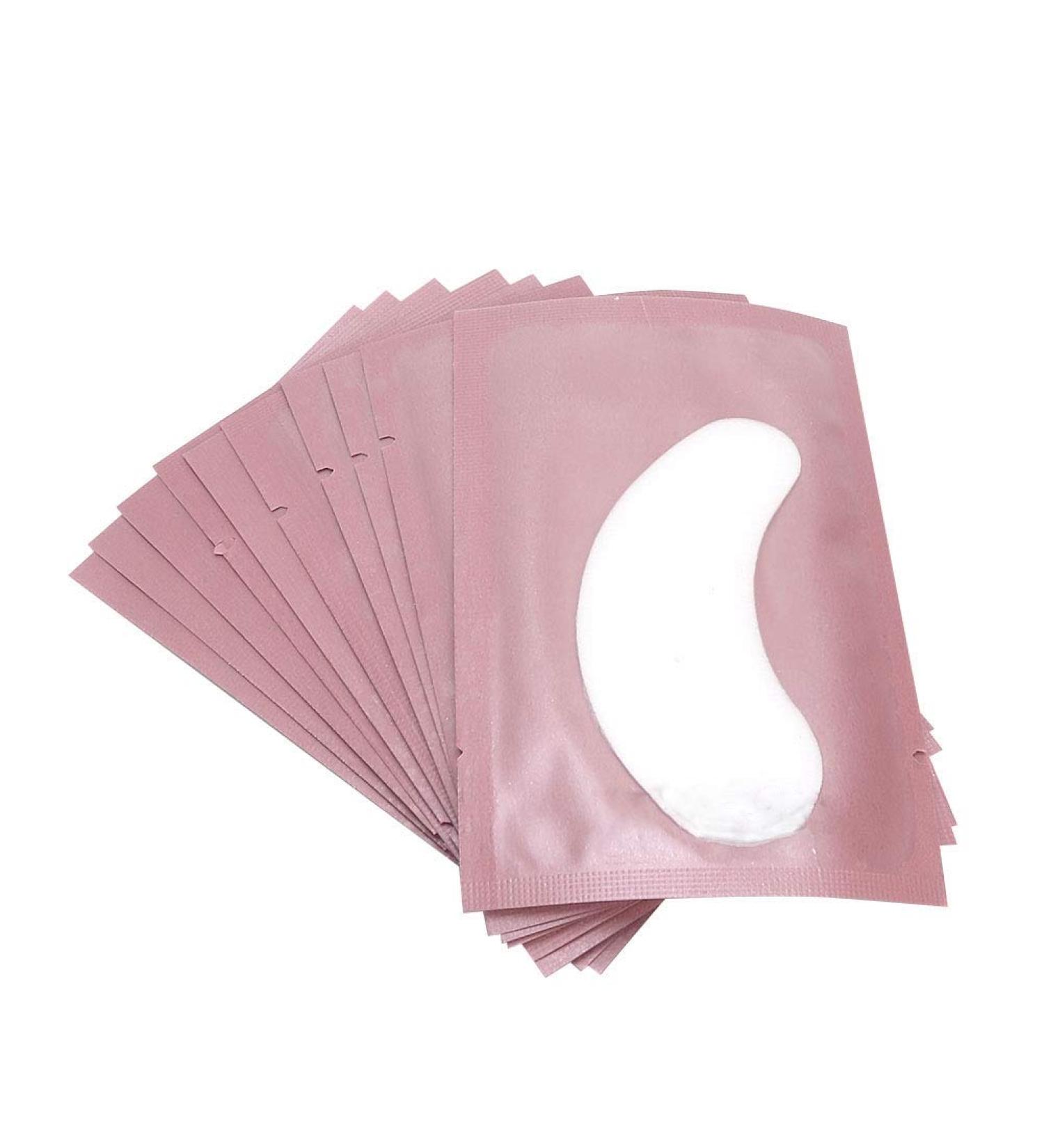 Eyelash Extension Pads - 50 Pure Hydrogel Under Eye Gel Patches for Lash Extensions (Pink) - International Shipping Available - Buy Online on GoSupps.com