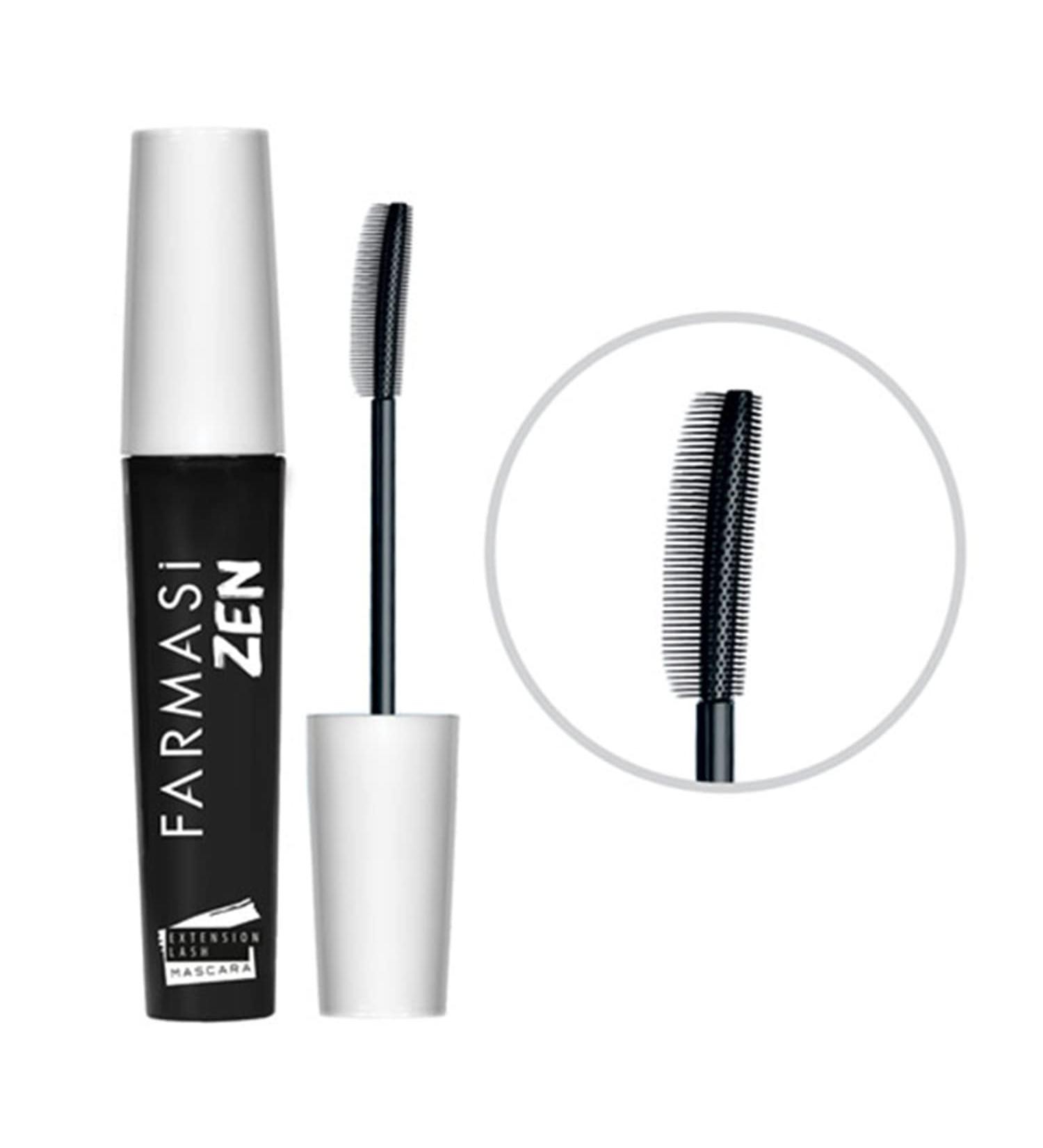 FARMASi Zen Extension Lash Mascara - Intense Length, No Flaking, No Smudging, Volumizing & Separating - Blackest Black 0.27 fl. Oz - Buy Online on GoSupps.com