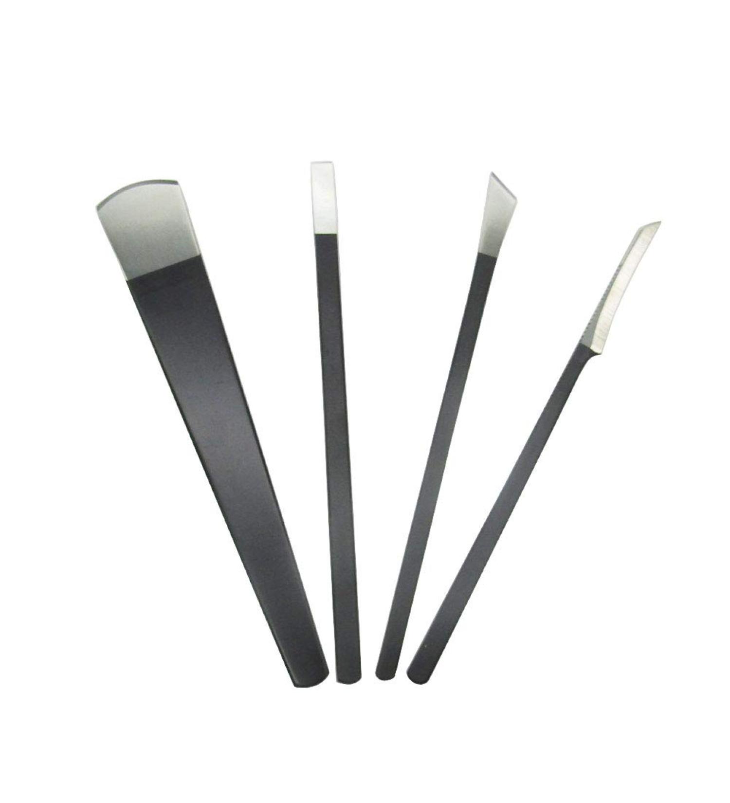 Professional Pedicure Knife Set - 4pcs Ingrown Toe Nail Correction Nippers & Clippers with Storage Bag - Buy Online on GoSupps.com