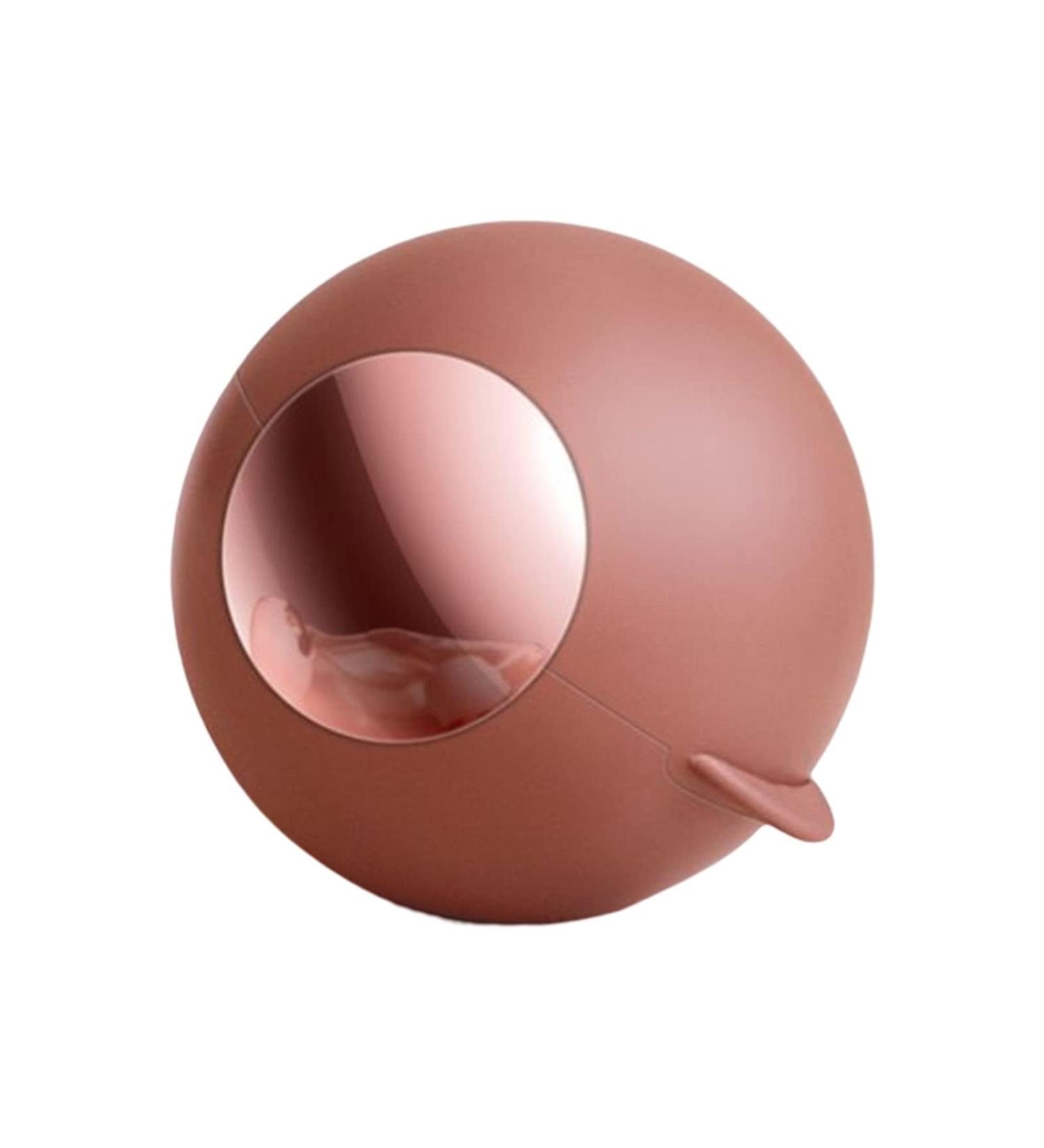 PAPABA Hair Cleaning Ball Reusable Pet Hair Sticky Roller Dust Remover Dust Removal Nice Appearance Brick Red