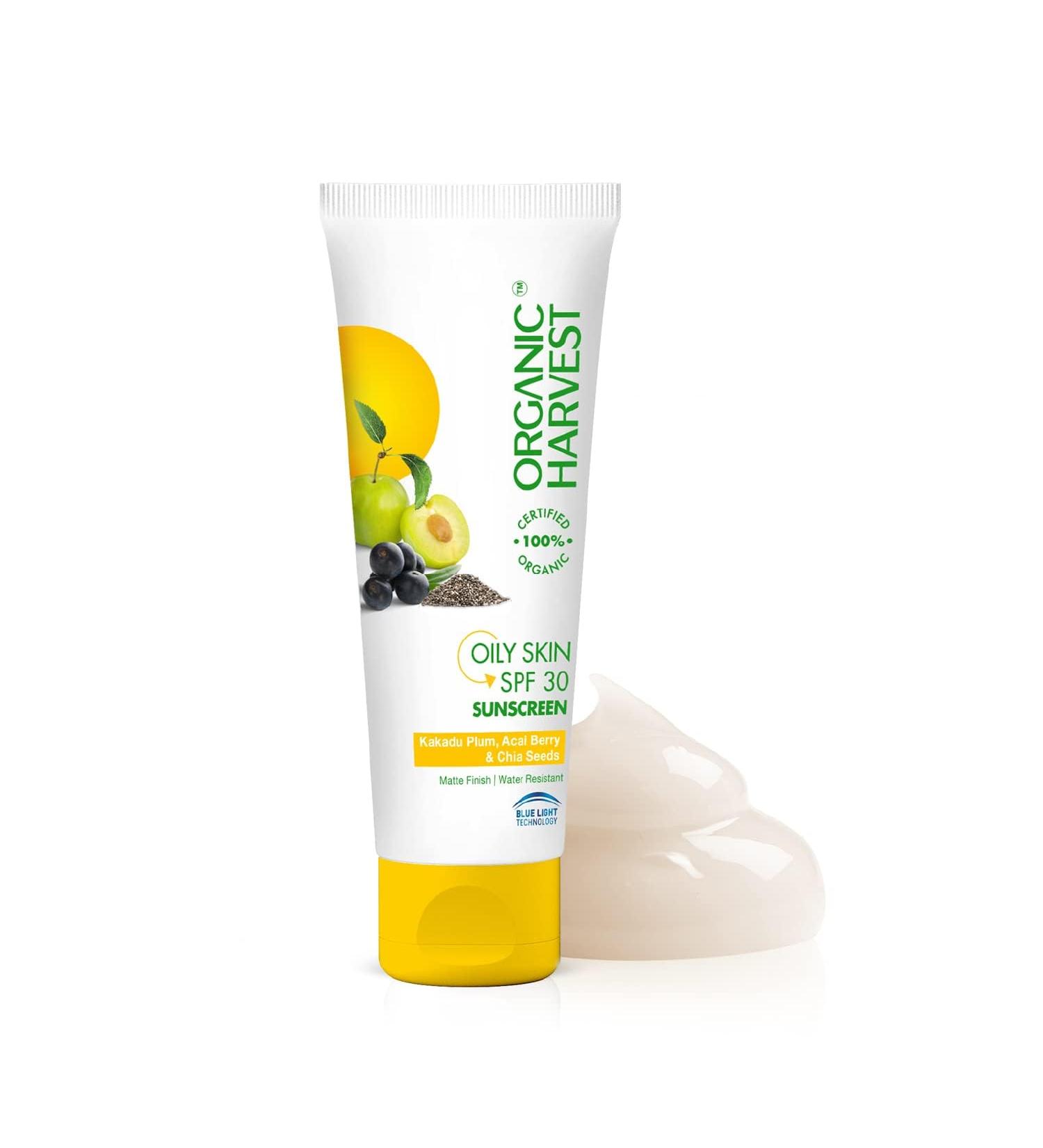 Buy SPF 30 Sunscreen with Blue Light Technology - UVA & UVB Protection Hydrating & Nourishing Sulphate & Paraben Free for Oily Skin - 100gm - Buy Online on GoSupps.com