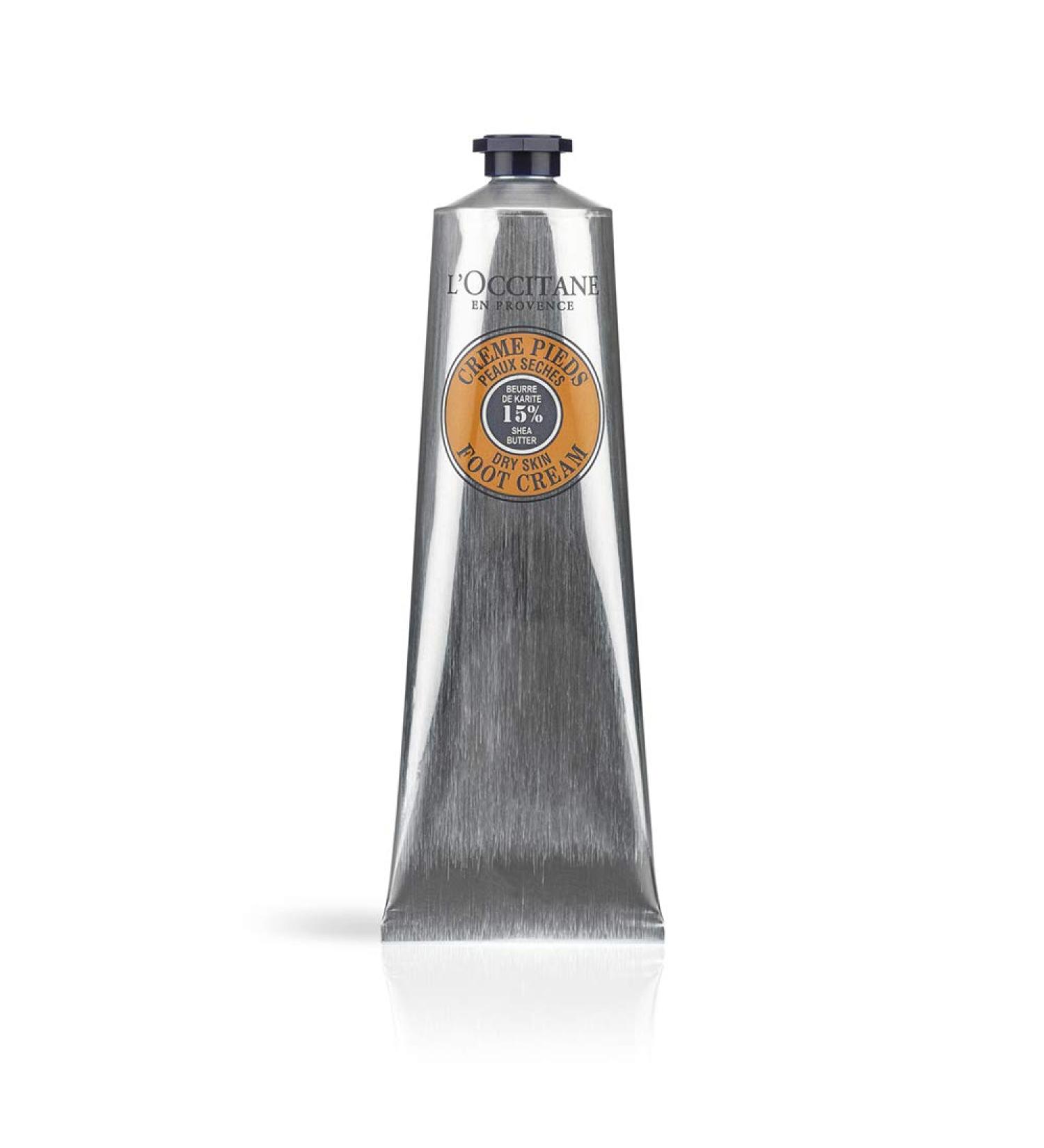 L'Occitane Shea Butter Foot Cream 5.2oz - Intensive Moisturizing Treatment - Buy Online on GoSupps.com