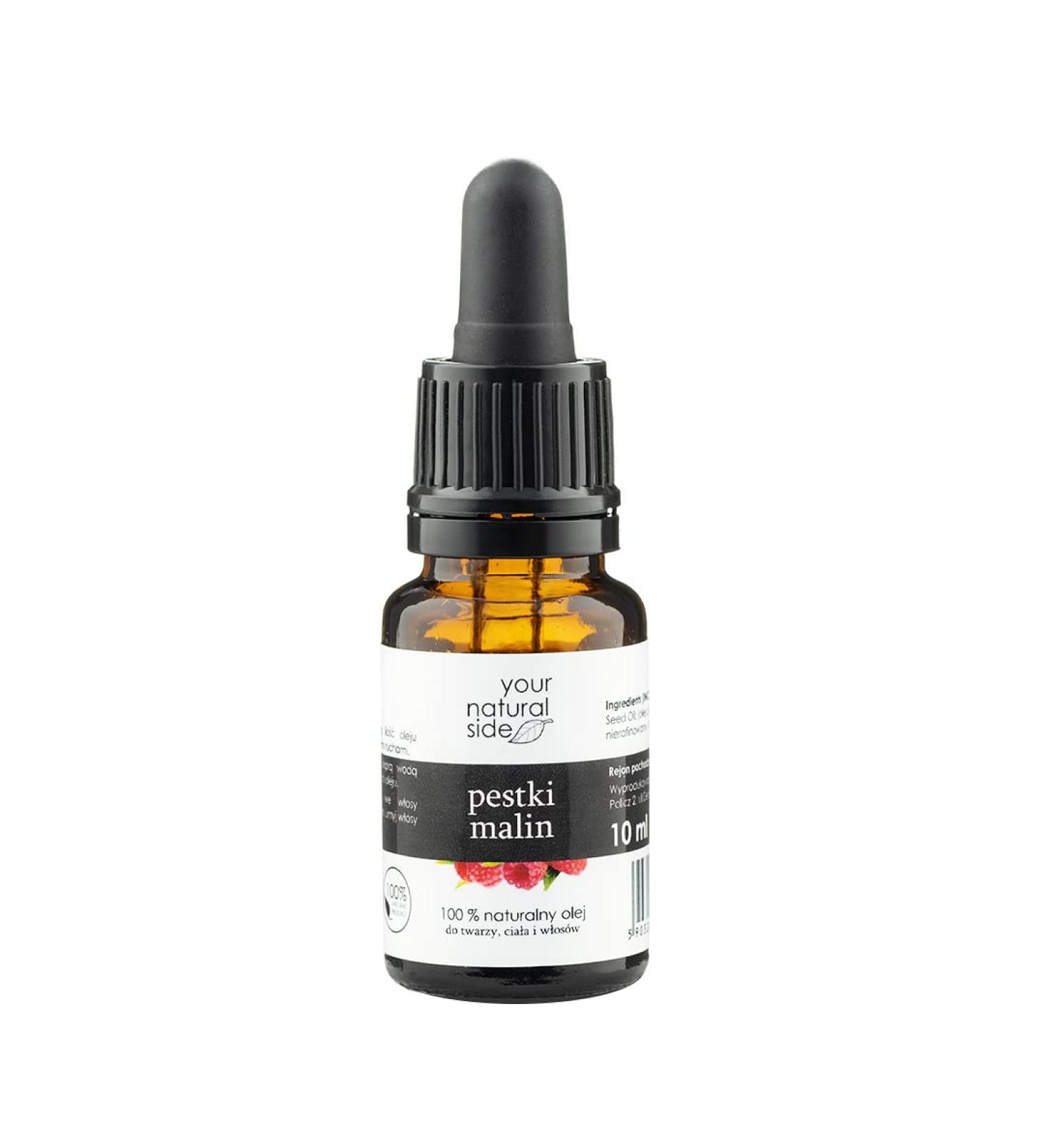 Your Natural Side Raspberry Seed Cosmetic Oil | Rubus Idaeus Seed Oil 10ml unrefined