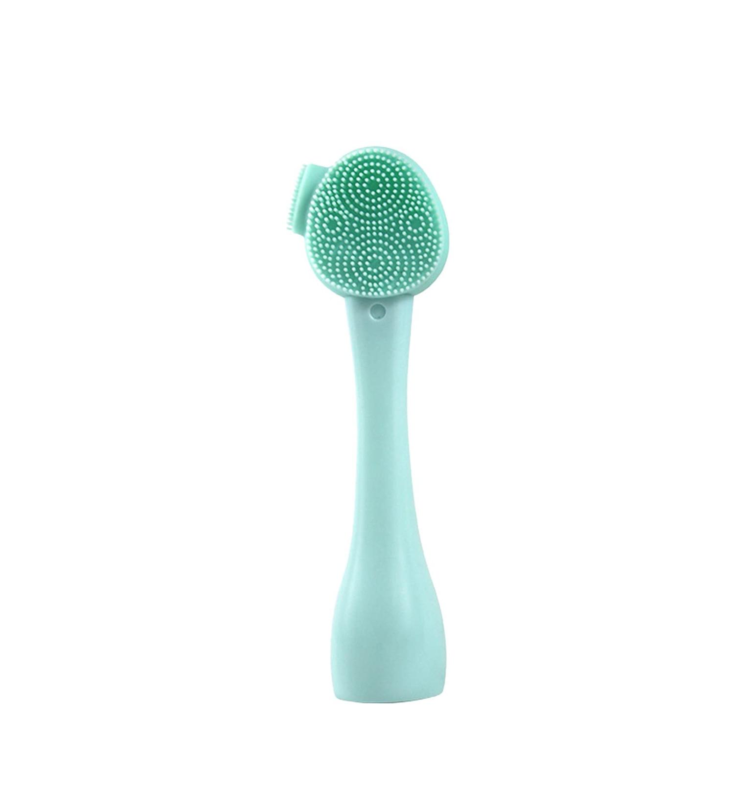 Facial Care Mud Silicone Brush Double-Head Soft Skin Instrument Cleansing Beauty Tools Zit (A One Size) One Size A