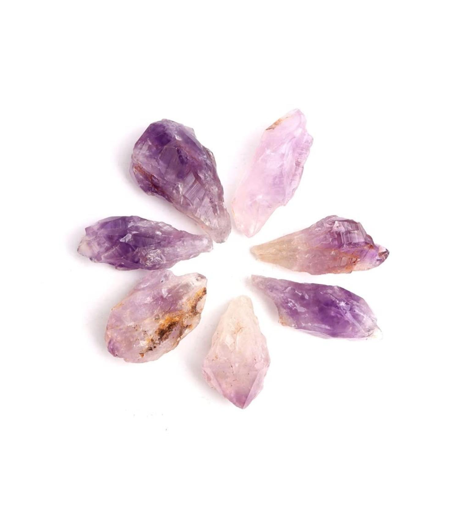 Natural Crystal Rough 10g/Pack Natural Amethyst Backbone Purple ChipsRough Gem MineralsStones (Size : 10g) (Size : 20g) - Buy Online on GoSupps.com