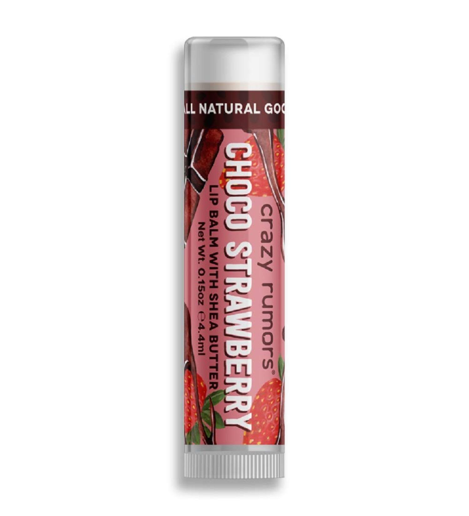 Chocolate Strawberry Lip Balm 4.2g | Nourishing Flavored Lip Care | International Shipping Available - Buy Online on GoSupps.com