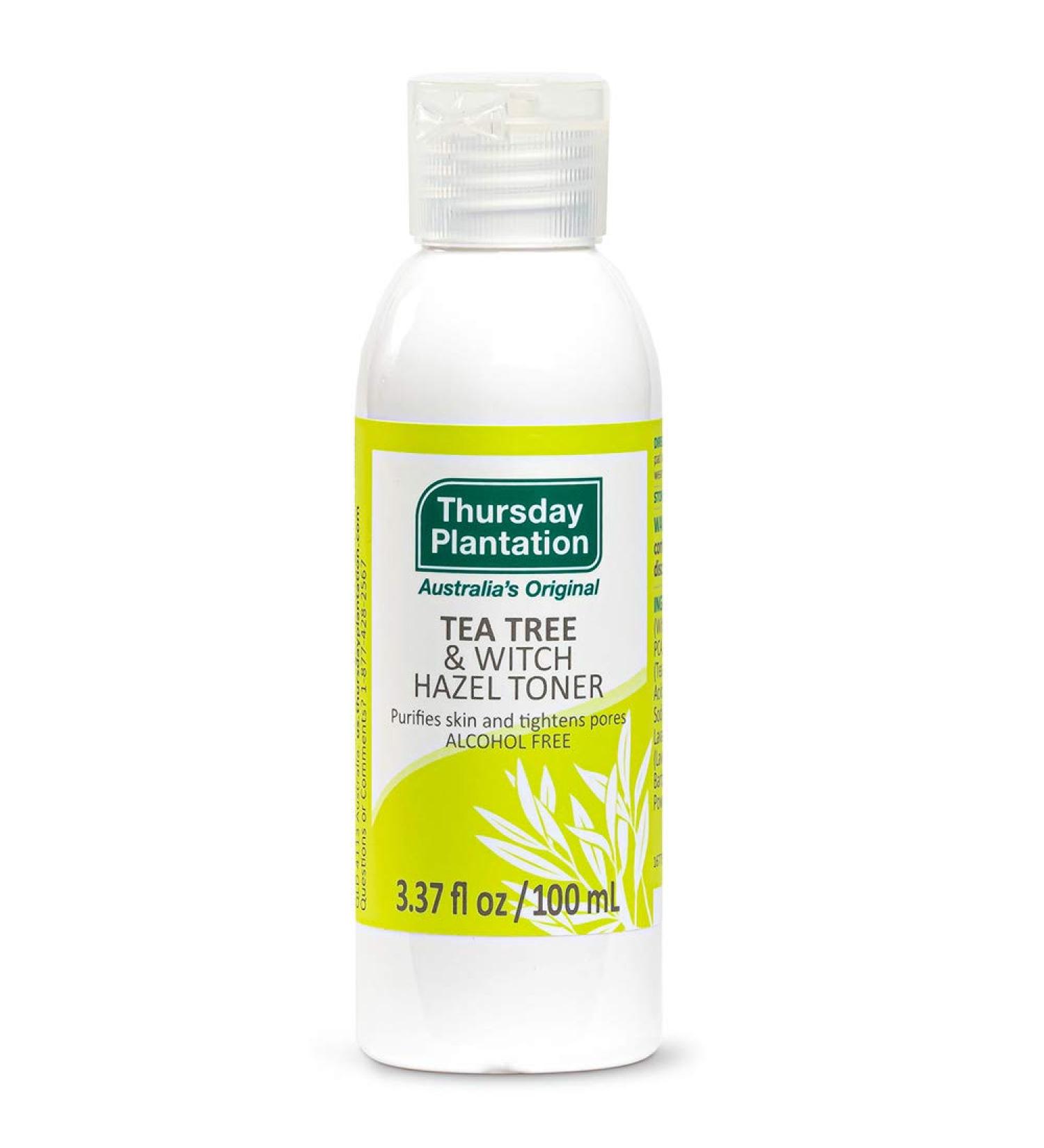 Thursday Plantation Tea Tree & Witch Hazel Toner â€“ Alcohol-Free Skin Purifier & Pore Tightener | 3.37 fl oz - Buy Online on GoSupps.com