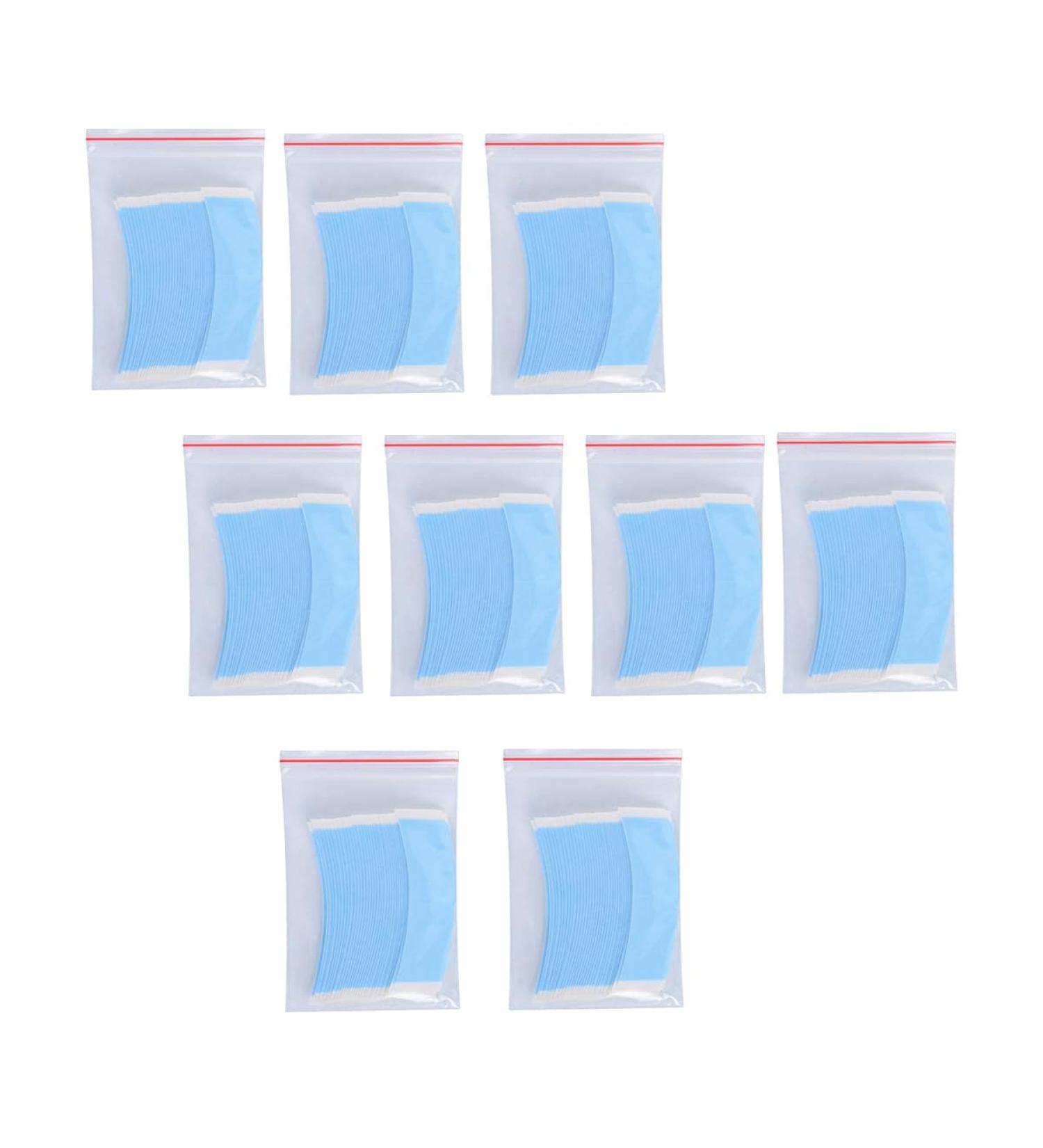 Ficher 360Pc/Lot Blue Fixed Wig Double Sided Tape Hair System Adhesive Extended Wig Strip Waterproof for Toupee Lace Film Durable Easy Install - Buy Online on GoSupps.com