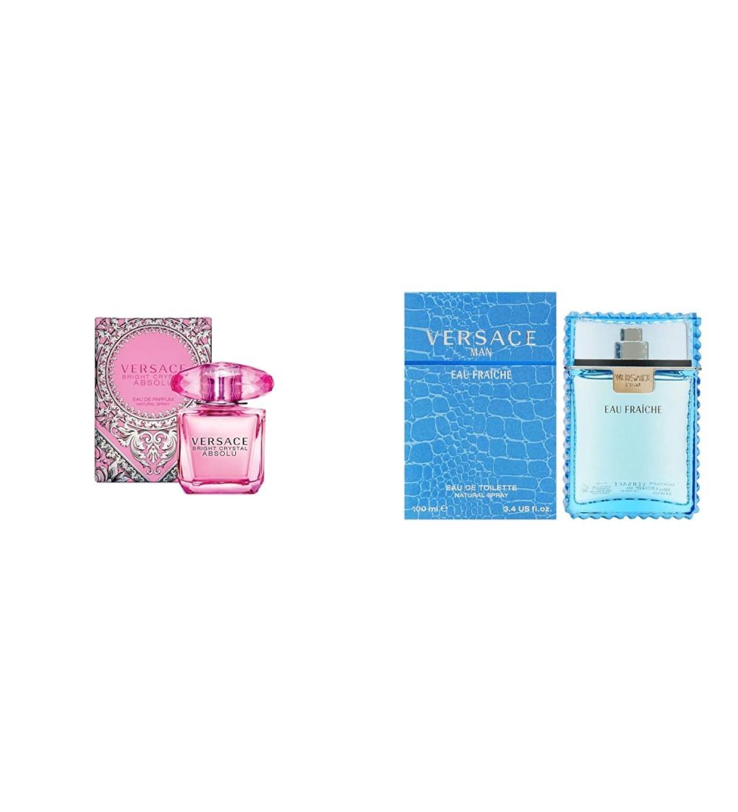Versace Bright Crystal Absolu Eau de Perfume Spray 3.0 Ounce Man Eau Fraiche By Gianni For Men Edt Spray 3.4 Fl Oz Bundle 3 Fl Oz (Pack of 1) Perfume Spray + Spray Citrus&Woods 3.4 Fl Oz - Buy Online on GoSupps.com
