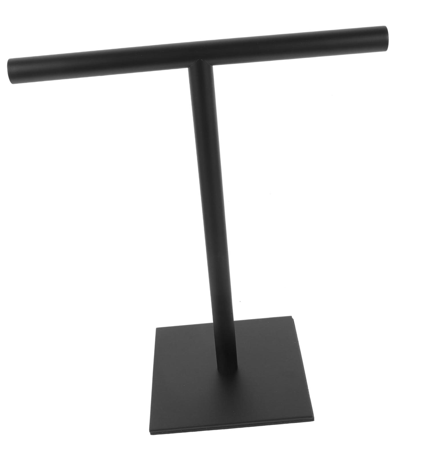 Alipis Towel Bar Towel Standing Bar Bathroom Towel Stand Towel Storage Rack Can Move Towel Rack 32X27.3X14CM Black - Buy Online on GoSupps.com