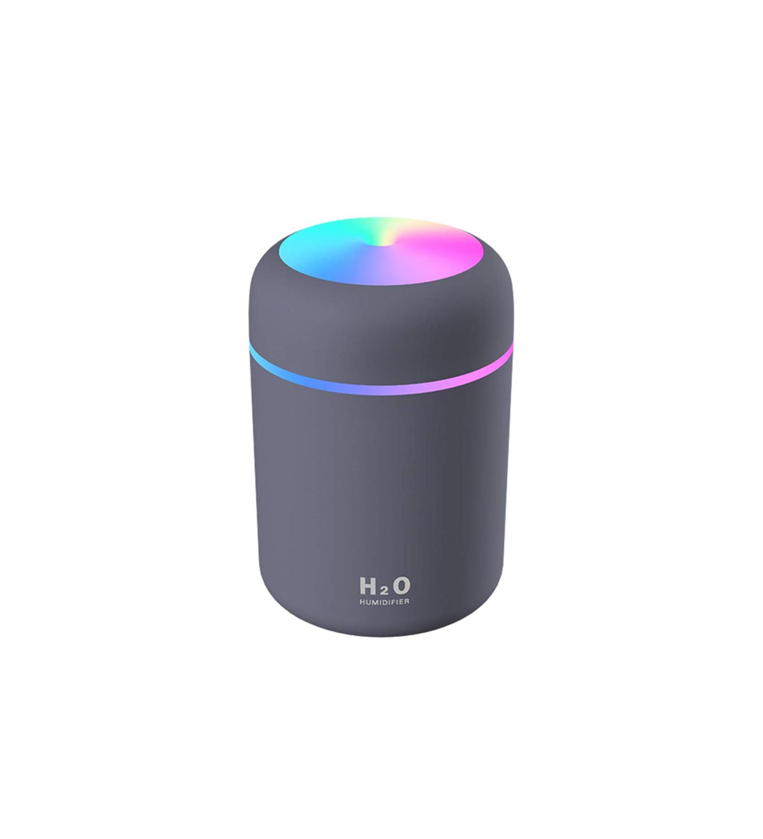 Colorful Mini Humidifier & Essential Oil Diffuser USB Portable for Car, Office, Bedroom - 7 Color 2 Mist Modes, Super Quiet (Navy) - Buy Online on GoSupps.com