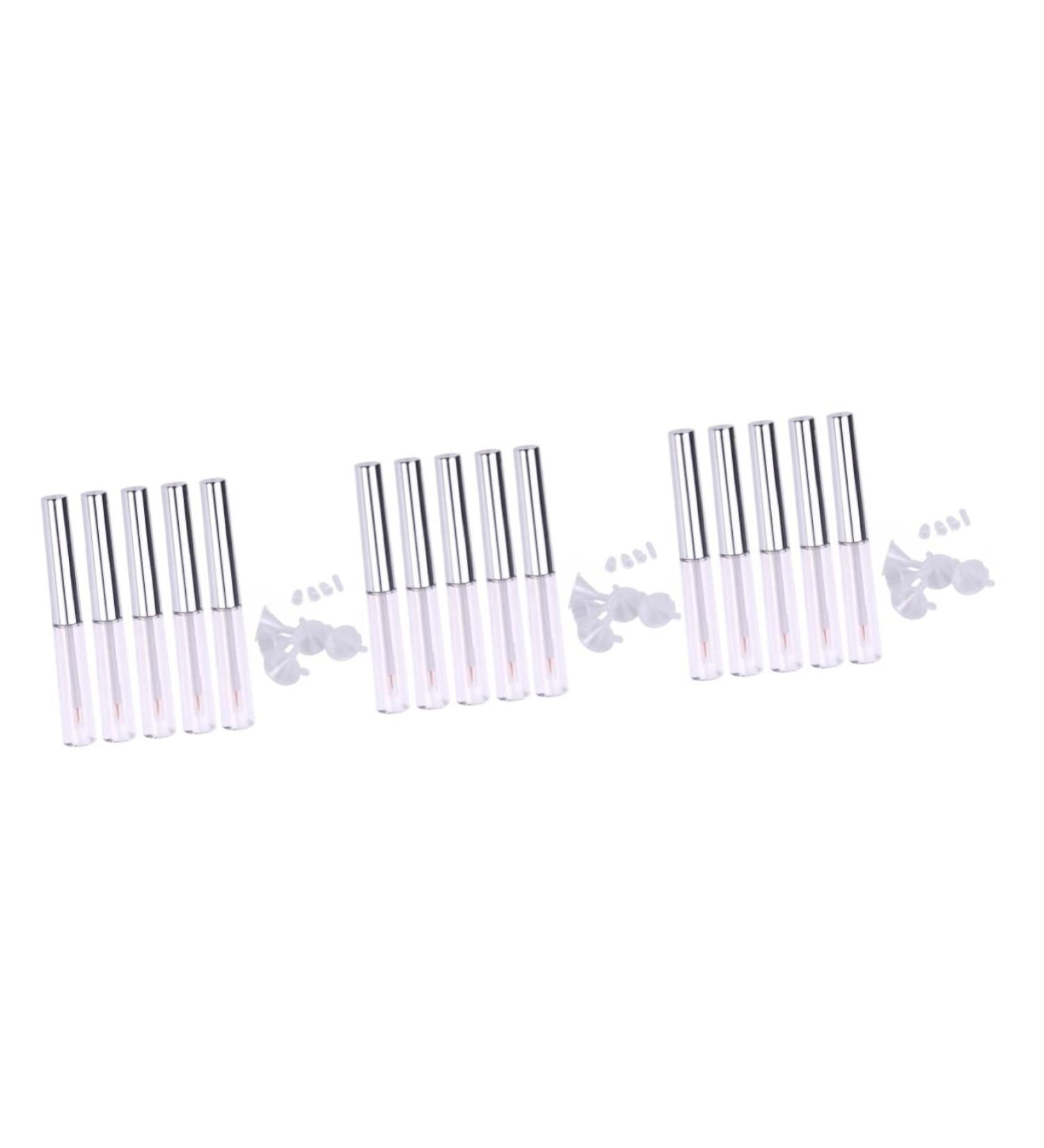 Empty Refillable Bottle 10 pcs Eyelash Liquid Empty Makeup Oil Bottles for Plastic Ml Mascara Castor and Eyeliner with Travel DIY Transparent Wands Refillable Funnels Essential Eye Vials Tube (Color Mediumx3pcs Transparentx3pcs - Buy Online on GoSupps.com