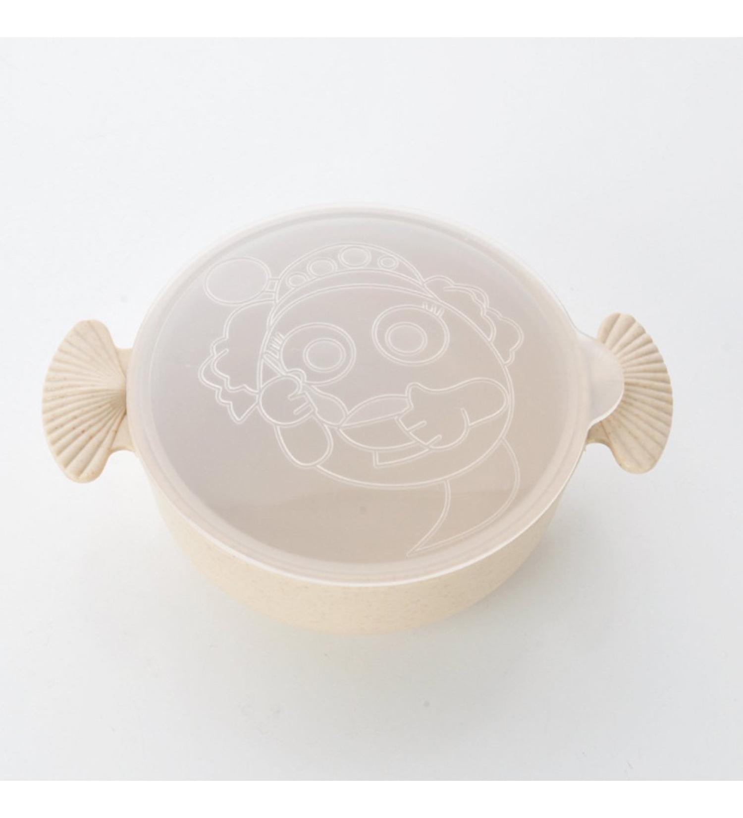 Golandstar Wheat Straw Eco Biodegradable Unbreakable Bowl Baby Anti Hot Dinnerware Kids Children Bowls for Rice Soup Popcorn Fruit Salad (1 Beige) 1 Beige - Buy Online on GoSupps.com