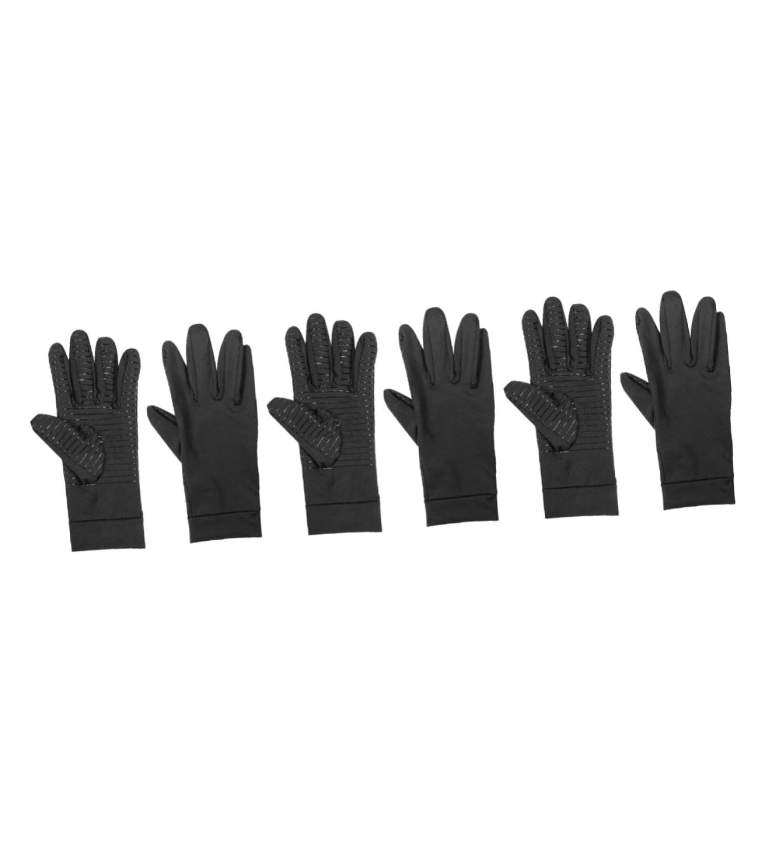Shop Mobestech 3 Pairs Elastic Gloves - Men's & Women's Full Finger Fitness Hand Muffs for Wallpaper & Jaw Training | International Shipping Available - Buy Online on GoSupps.com