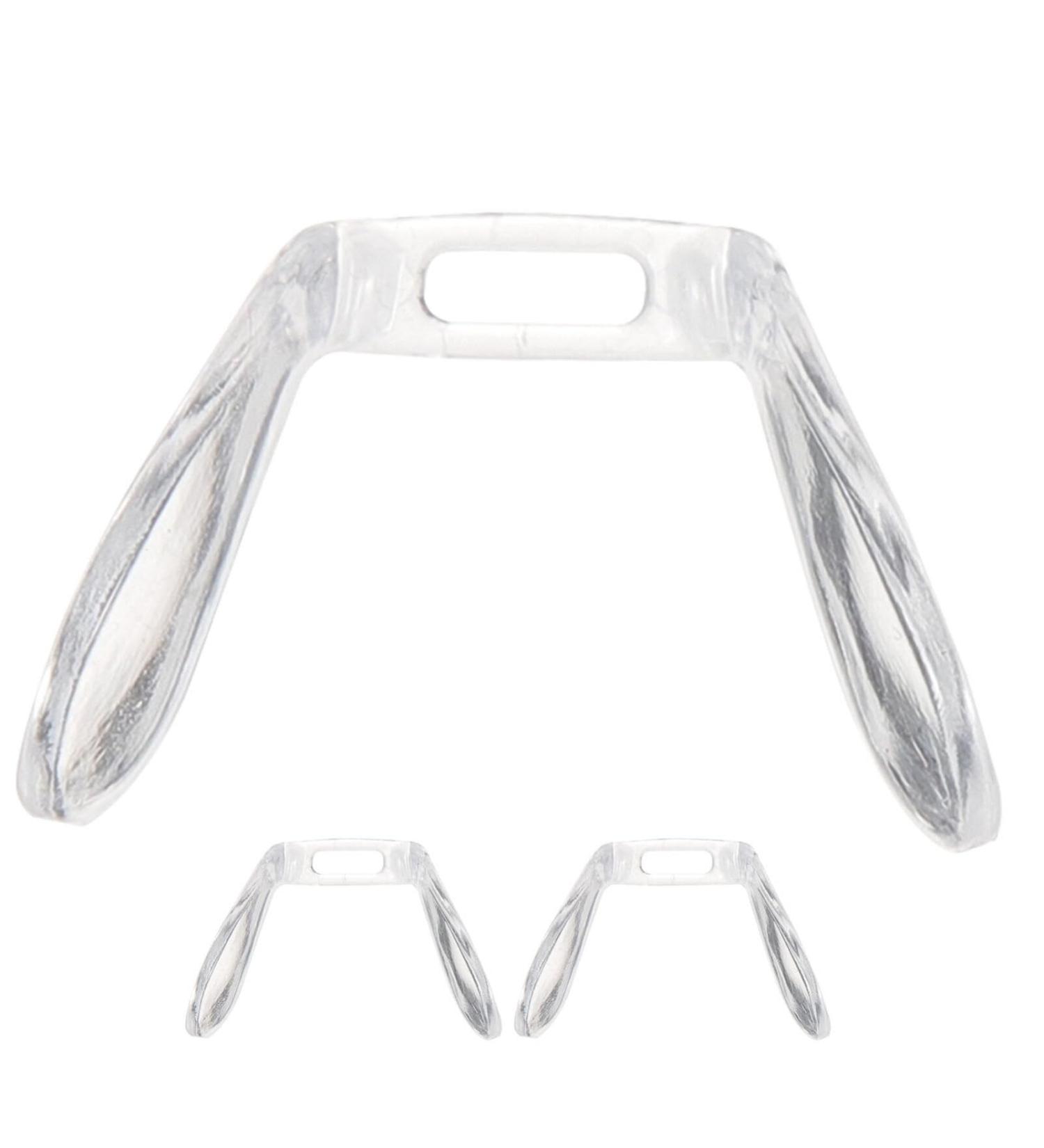 Lurrose 4-Pack Glasses Nose Pads - Cushioned Saddle Lane Nose Pieces for Comfort | Ideal for Glasses Sports & Face Trainer - Buy Online on GoSupps.com