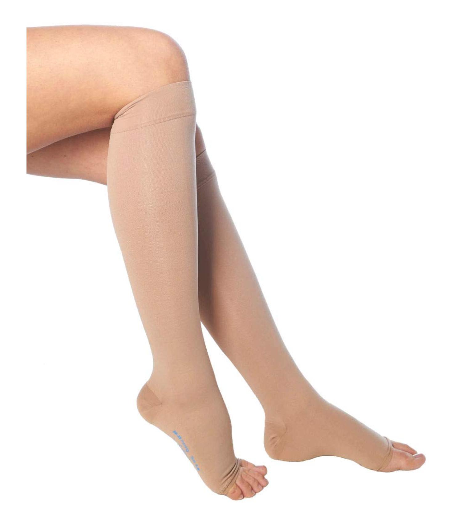 CzSalus Medical Stocking Class 1 (K1) with graduated compression 140 den without toe (5 Amber) Amber XL