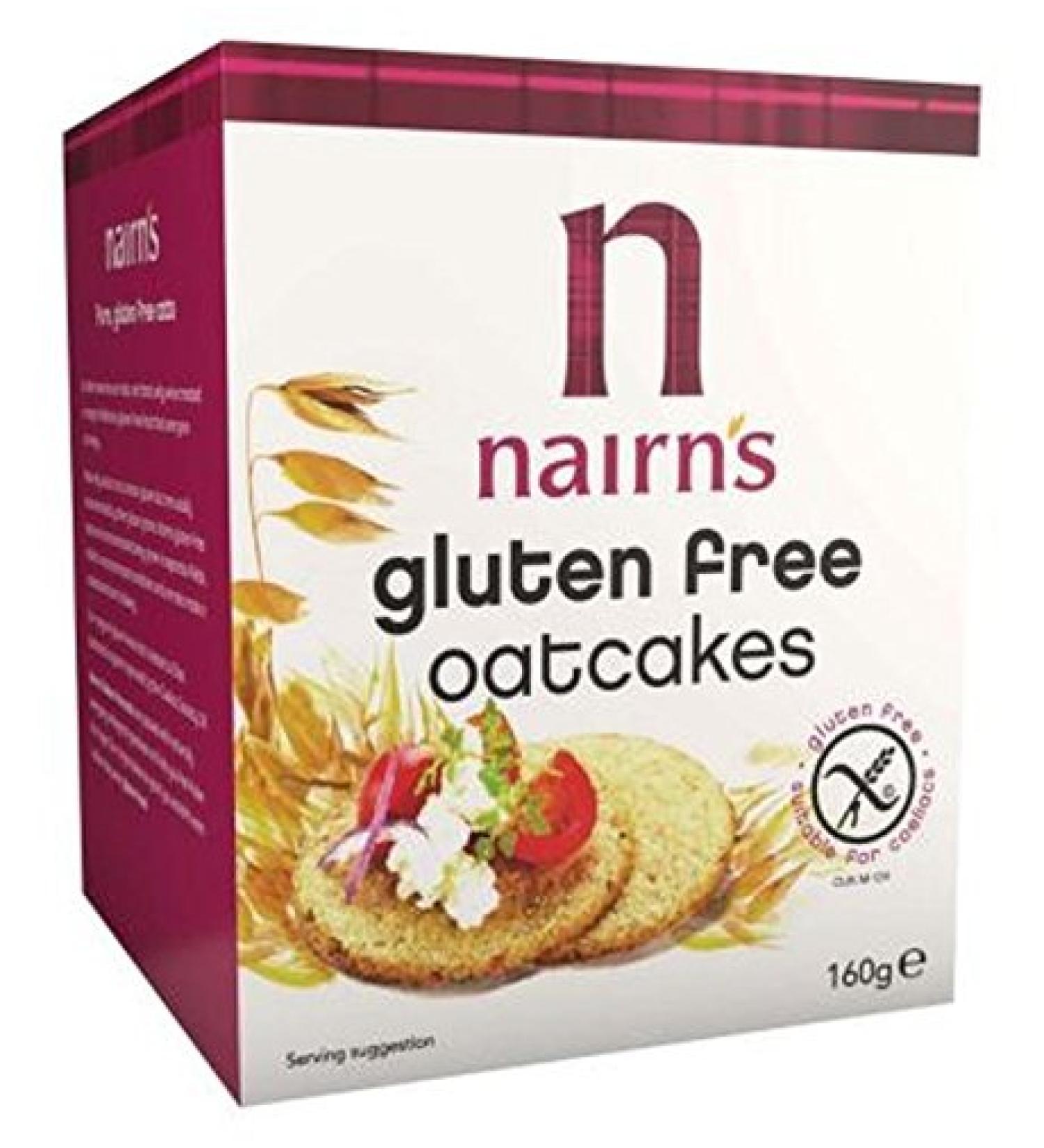 Nairn Gluten 160 g Oatcakes Free – Pack of 2