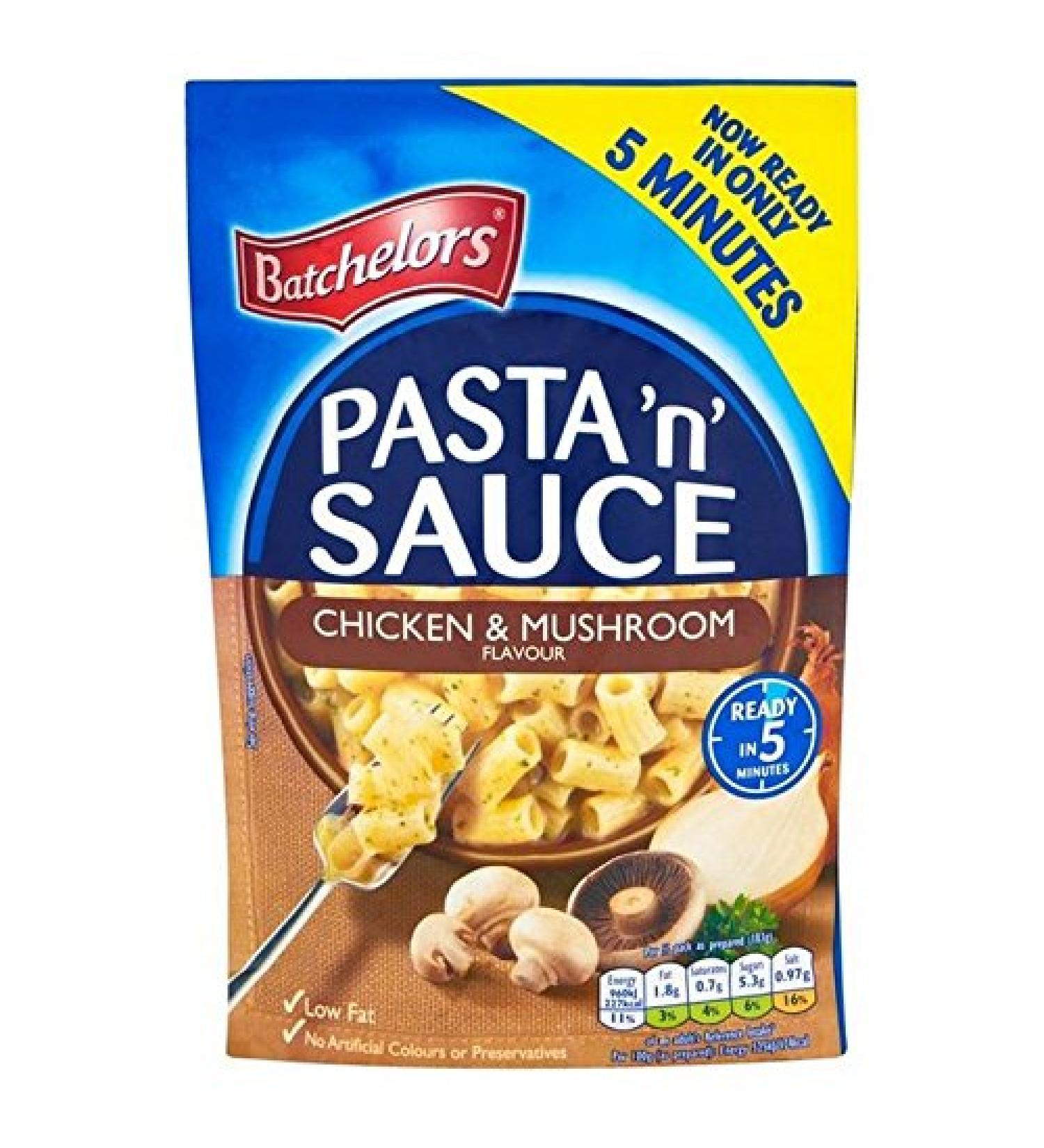 Batchelors Batchelors 'N' Pasta Chicken Sauce and Mushroom Flavour 100 g (Pack of 6)