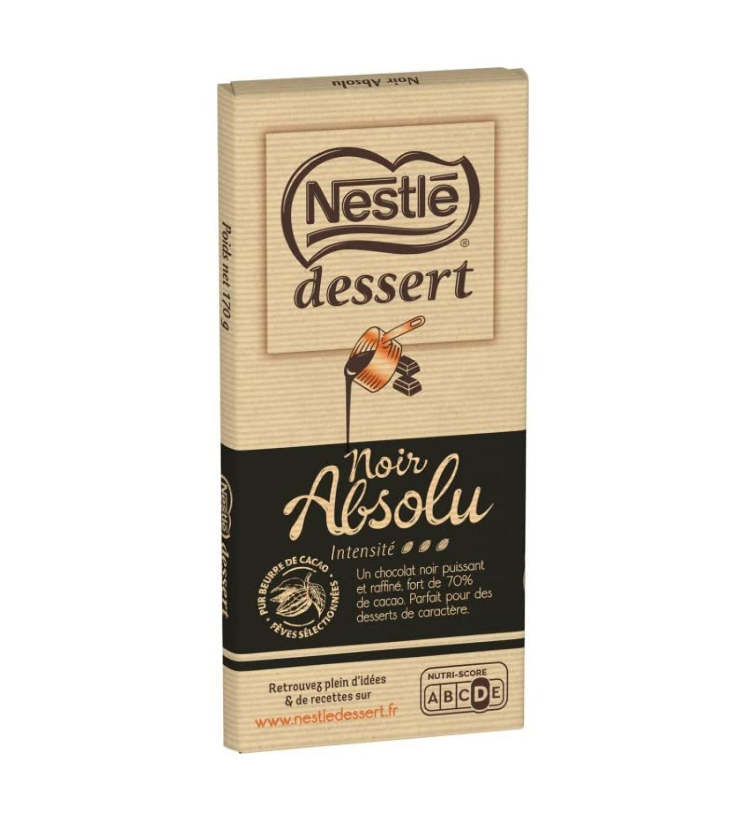  Epicerie sucr e NESTLE DESSERT - Absolute Dark Dessert 170G - Pack of 3 - Buy Online on GoSupps.com