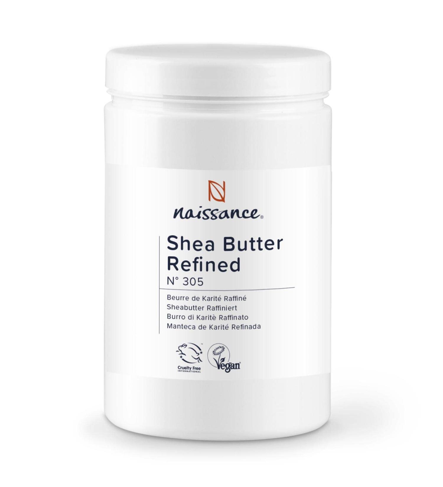 Naissance Shea Butter 1kg - 100% Pure Refined Fairtrade from Ghana | Intensive Care for Skin & Hair - Buy Online on GoSupps.com