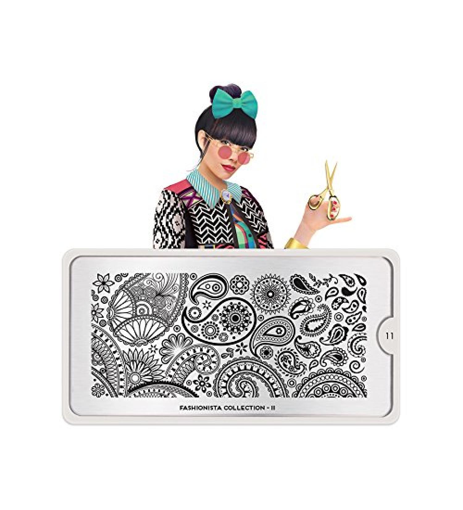 MoYou Stamping Stencil - Fashionista 11 | International Shipping Available - Perfect Nail Art Tool - Buy Online on GoSupps.com