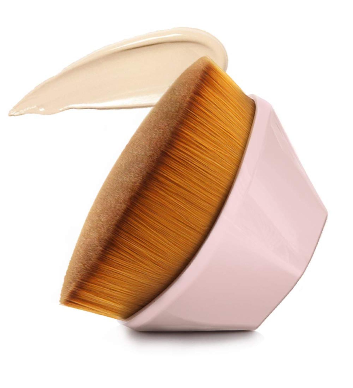 Petal-Shaped Makeup Brush Foundation Brush Foundation Makeup Brush Suitable for Mixed Liquid Cream or Flawless Powder Cosmetics Multifunctional Makeup Brush (Pink) - Buy Online on GoSupps.com