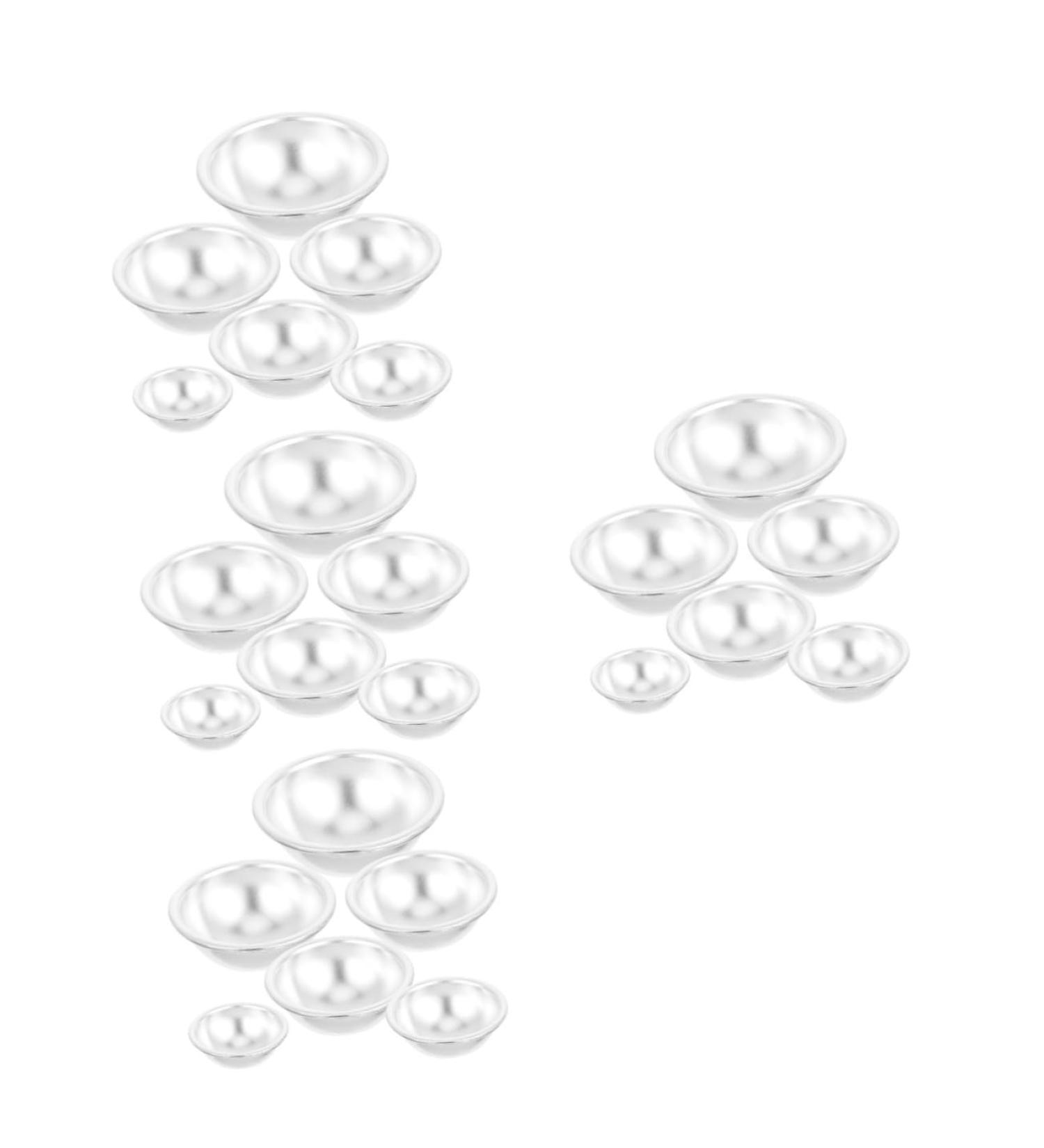 Cabilock Hemisphere Cake Pan 24 Pcs DIY Baking Mold DIY Chocolate Molds Dessert Making Mold Fine Bath Ball Aluminum Alloy - Buy Online on GoSupps.com