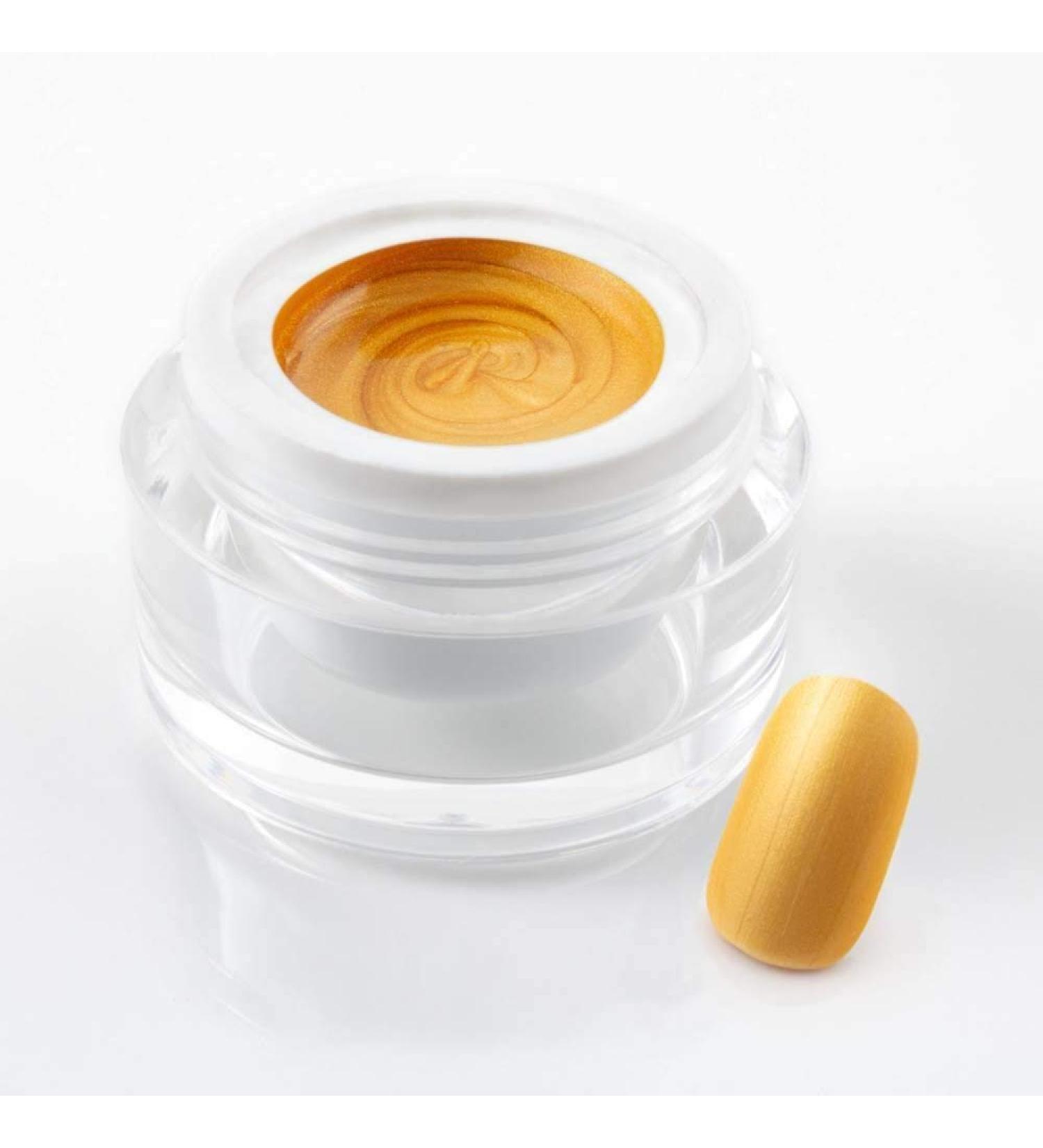 5 ml exclusive UV color gel/color gel/metallic gel - Metallic Gold Malika - 107-909