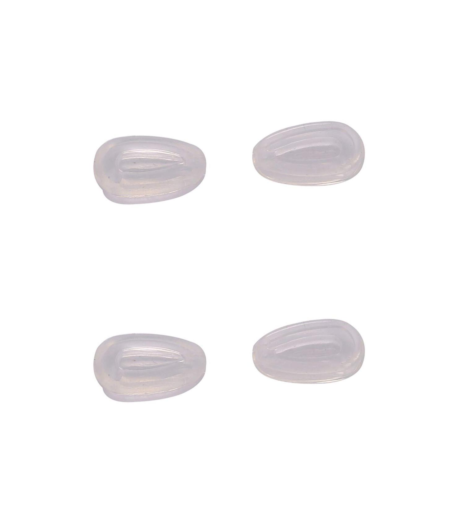 NicelyFit Clear Clip-on Nose Pads for Oakley Glass Frames Keel Holbrook Carbon Blade Tincan Tinfoil Crosshair etc 2 Pairs