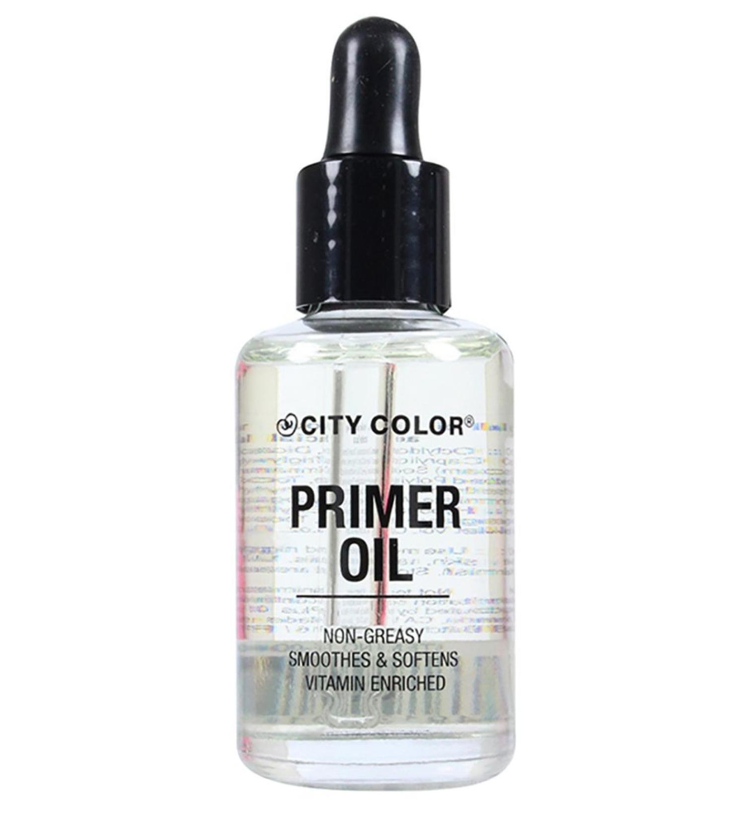 CITY COLOR COSMETICS Multipurpose Primer Oil - Non greasy vitamin enriched makeup base pore minimizer