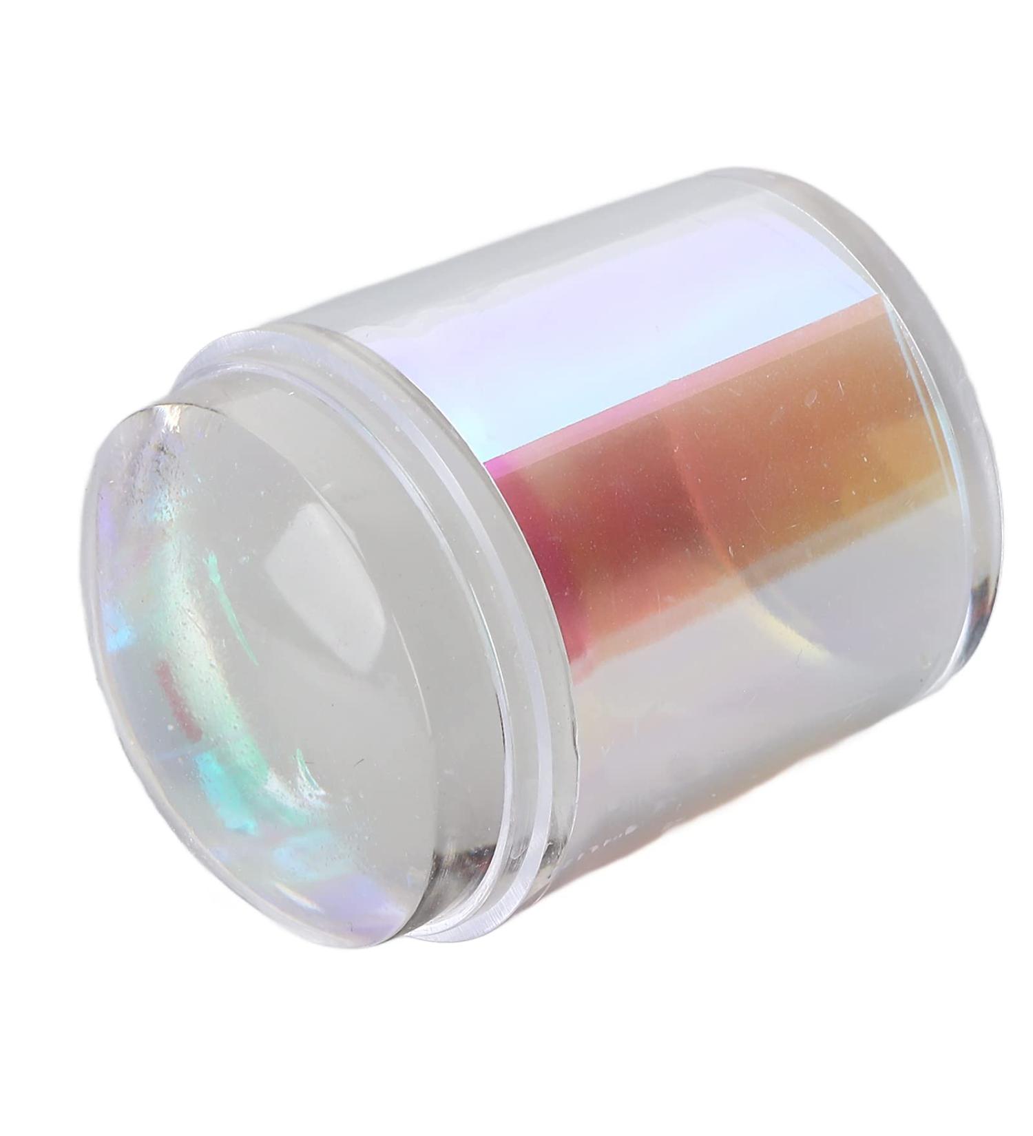 Nail Art Stamper - Portable Sturdy Clear Silicone Nail Stamp for Home & Salon | International Shipping Available - Buy Online on GoSupps.com