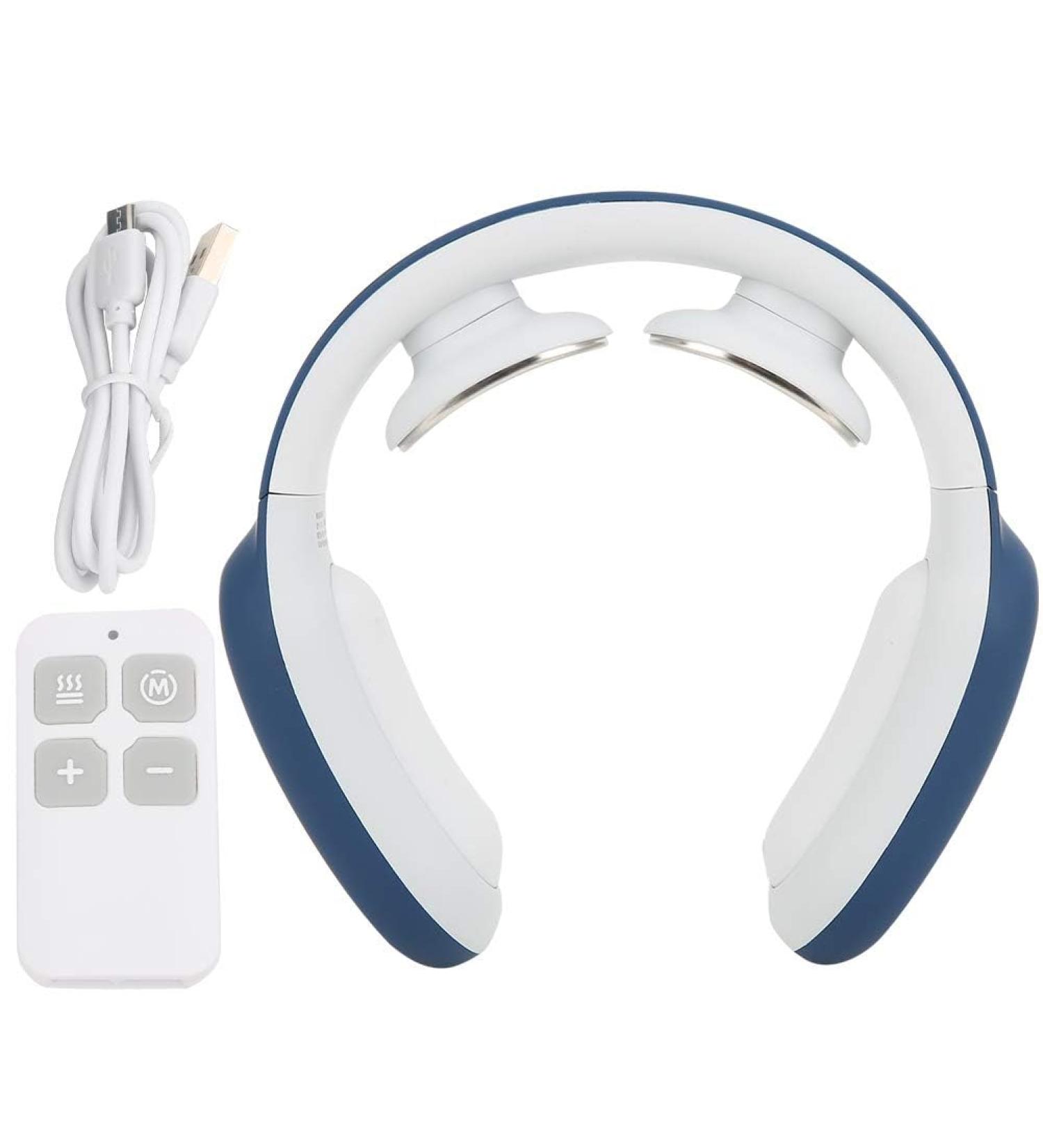 Buy XCELLO Intelligent Neck-Shoulder Massager | Portable Electrical Massage Device for Home | Multi-functional Waist Protection in Blue - Buy Online on GoSupps.com