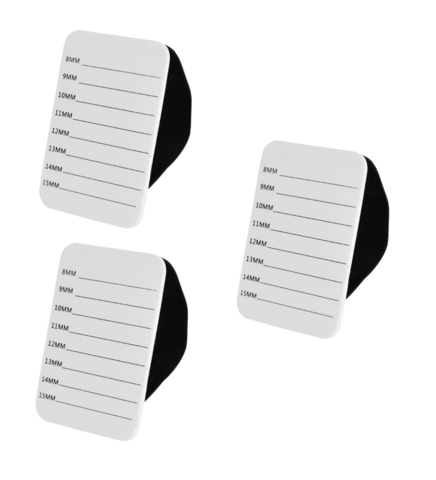 FOMIYES 3 Pcs Grafting Eyelash Tray - Eyelash Holder & Glue Holder for Extensions - White Eyelash Hand Plate - Perfect for Professionals - Buy Online Now - Buy Online on GoSupps.com