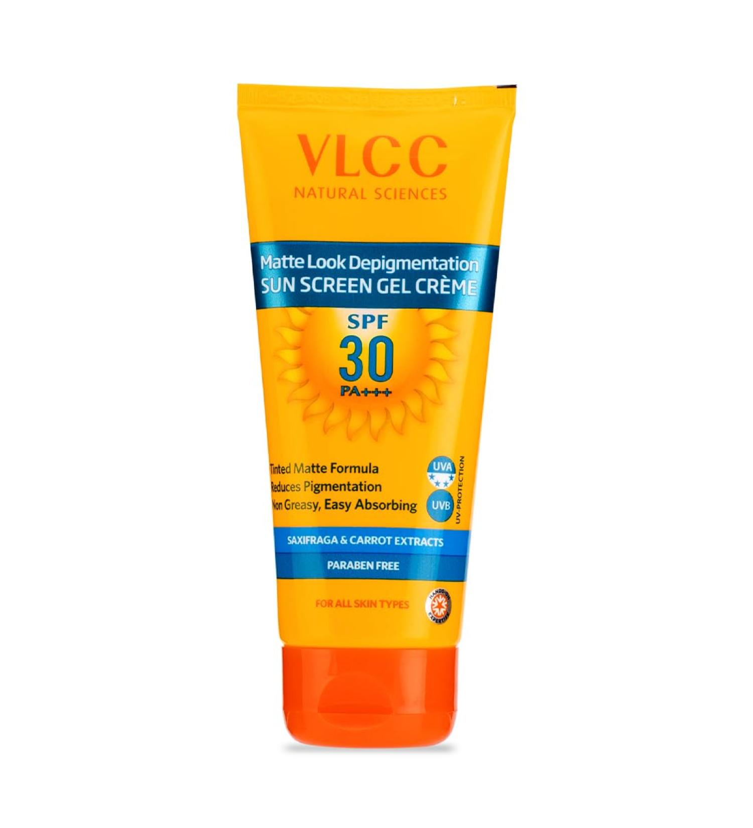 Buy VLCC Matte Depigmentation SPF 30 Sun Screen Gel Creme (50gm) | International Shipping Available - Buy Online on GoSupps.com