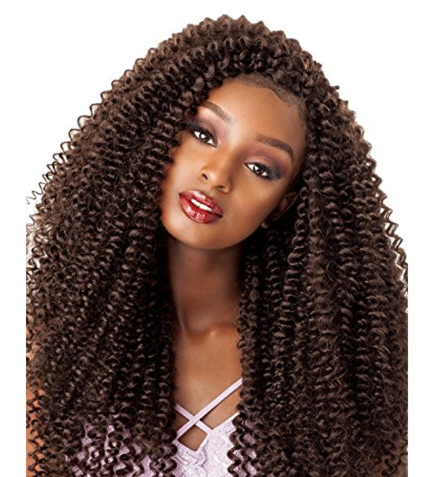 Sensationnel Lulutress Crochet Braid Water Wave 18 - 1B Off Black 18 Inch (4-Pack) - Buy Online on GoSupps.com