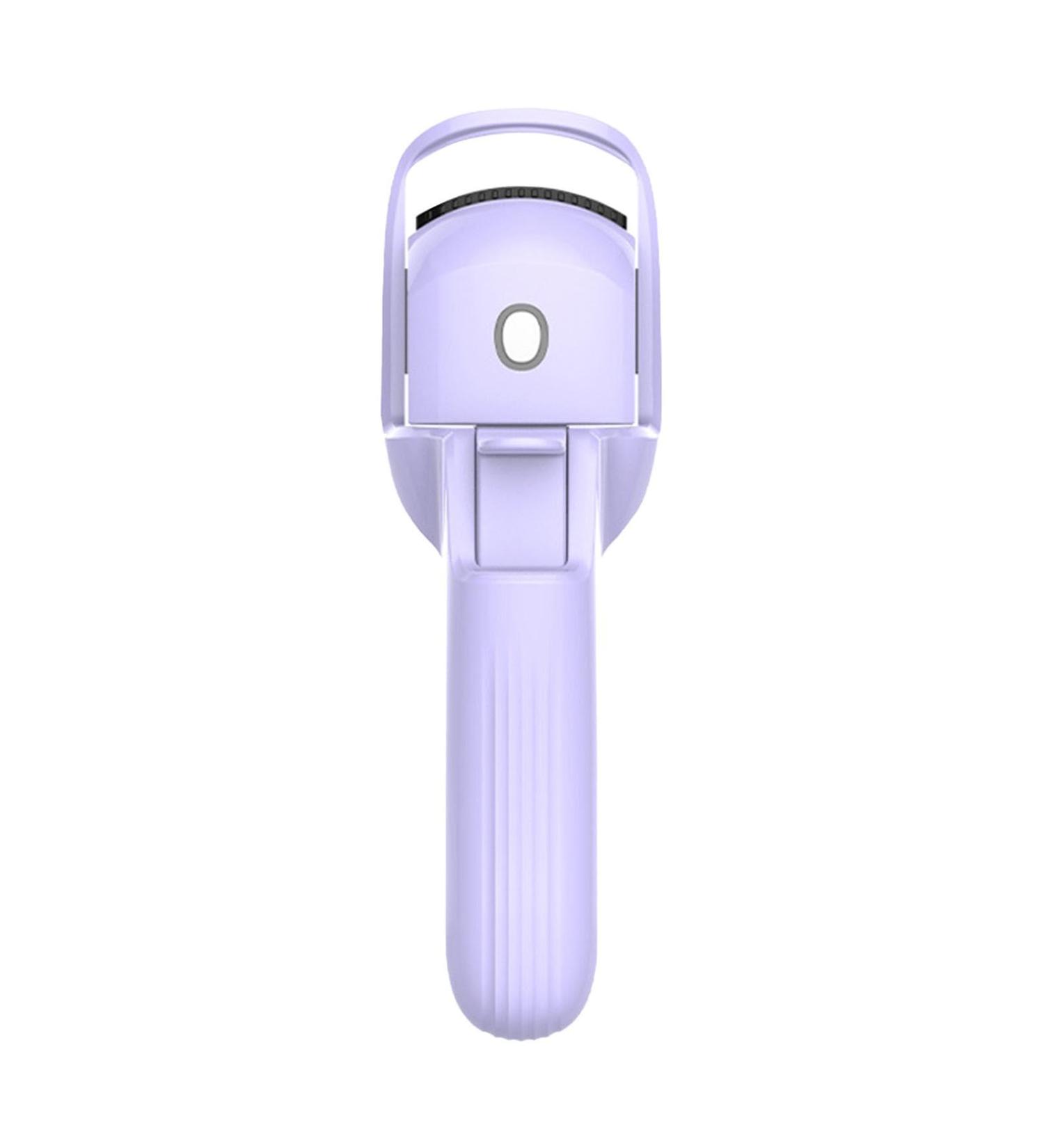 Heated Eyelash Curler Electric Eye Lash Curlers Rechargeable Eye Lash Curler Rapid Heat-up Eye Lash Curler with Temperature Control 3 Modes Silicone Pad for Natural Eye Lashes for Outdoor Activity Purple - Buy Online on GoSupps.com