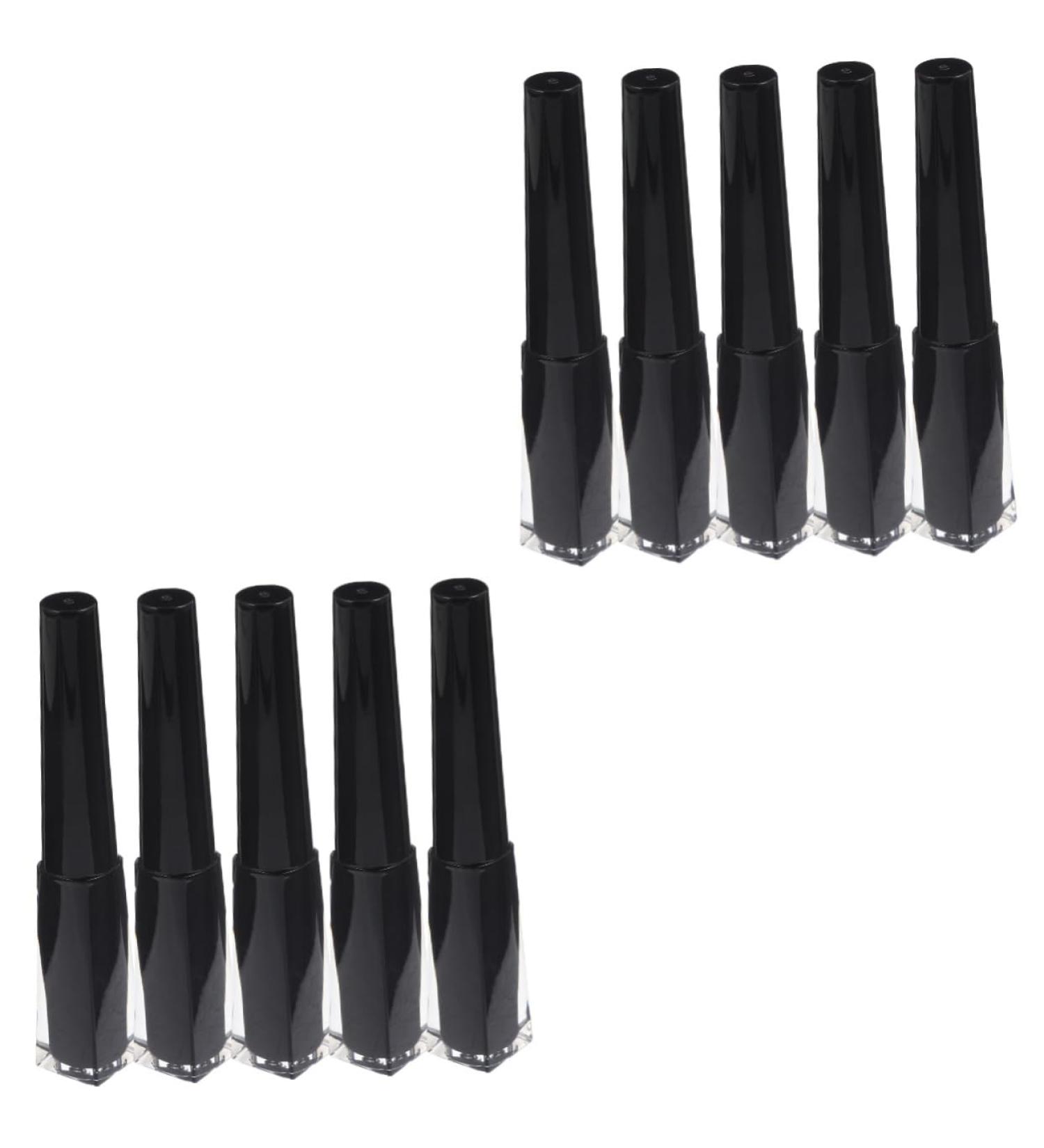 Housoutil 10 Pcs Empty Eyeliner Bottle Empty Mascara Tube DIY Mascara Tubes Mascara Vial Cosmetic Empty Bottle Blackx2pcs 11x1.6cmx2pcs - Buy Online on GoSupps.com