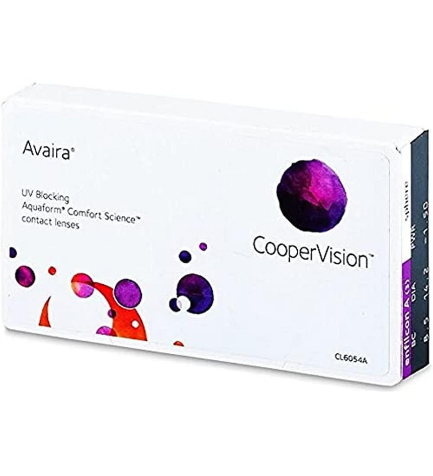 Avaira Sphere monthly lenses soft 3 pieces / BC 8.40 mm / dia 14.20 mm / +6.5 Dioptria 6.5 Dioptries 8.4 millimeters 14.2 millimeters 3