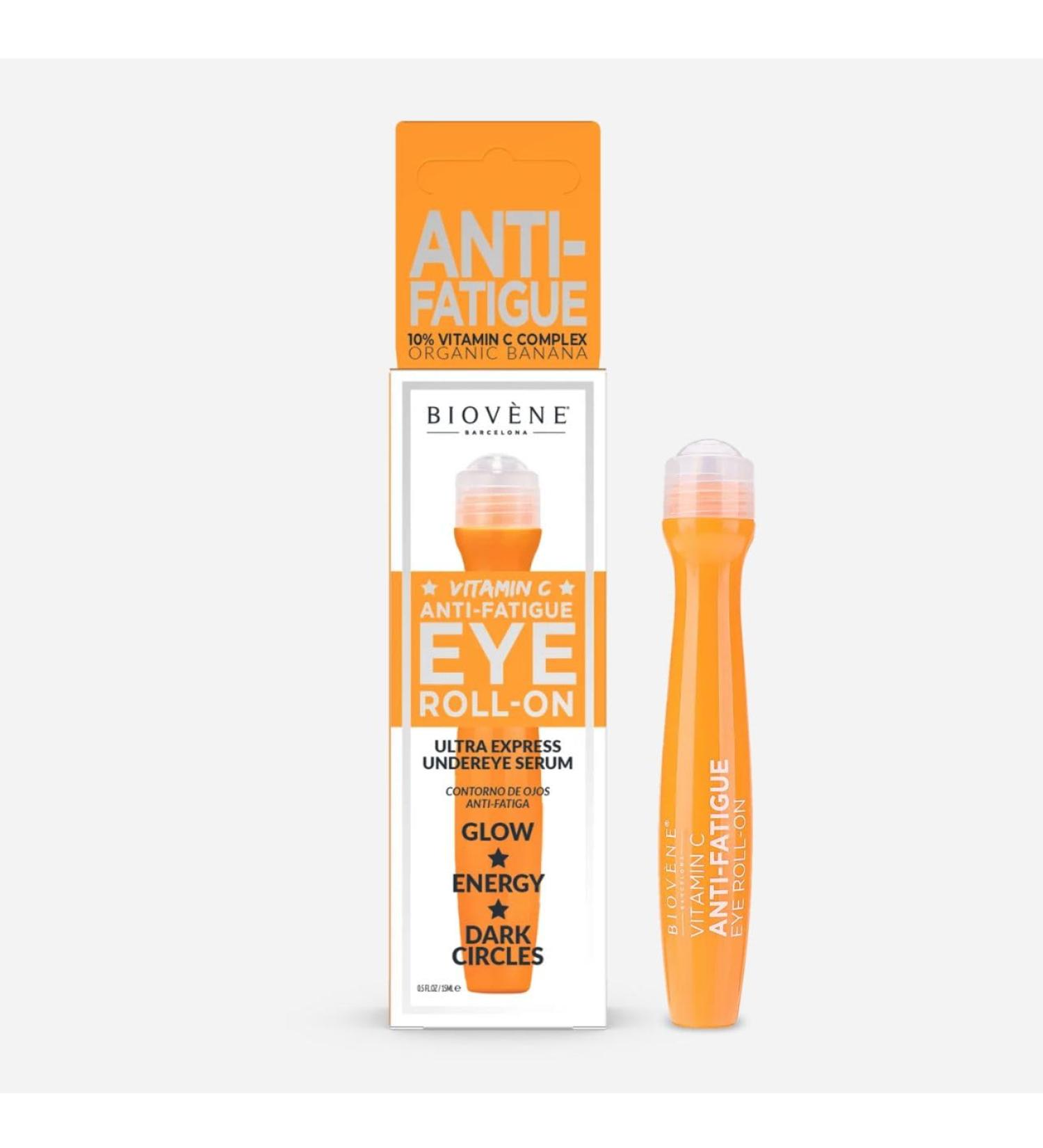 BIOVENE Anti-Fatigue Ultra Express 10% Vitamin C & Organic Banana Eye Concentrate Roll-On 15ml - Buy Online on GoSupps.com