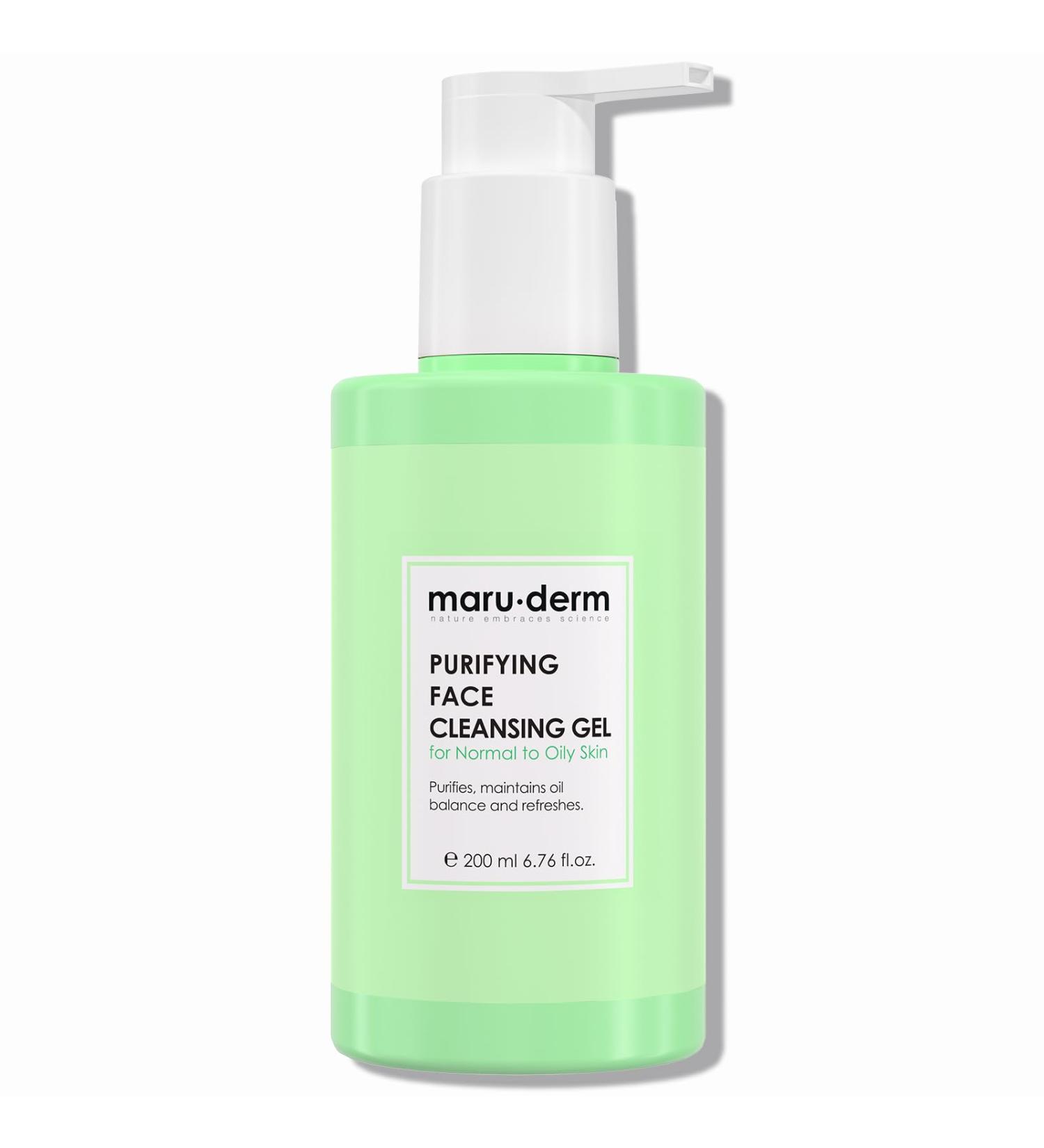 Maruderm Gel Nettoyant Visage l Acide Salicylique Soin Purifiant pour Peaux Mixtes & Grasses | Nettoyant Anti-Imperfections & S bor gulateur 200 ML - Buy Online on GoSupps.com