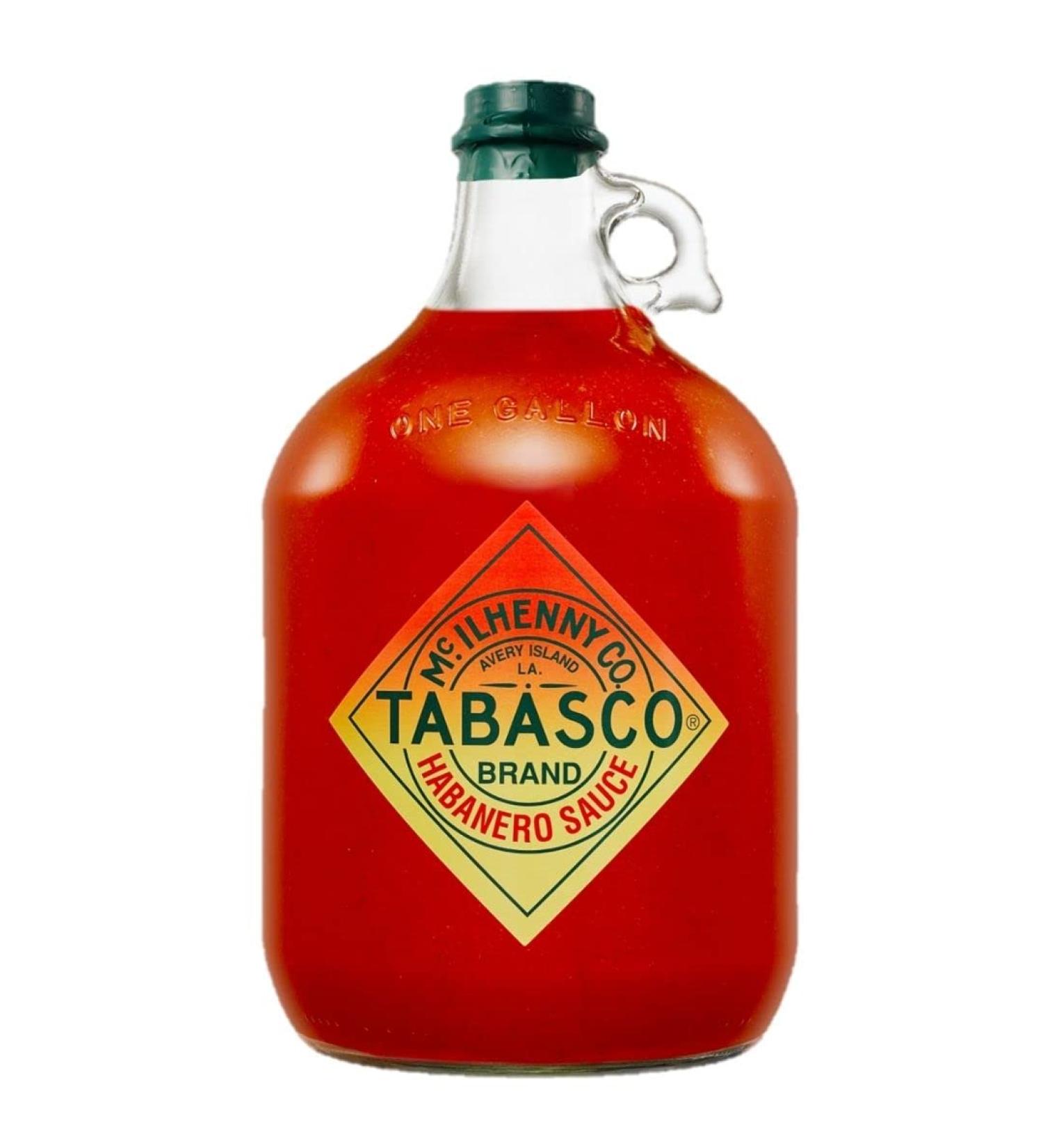 Buy Tabasco Habanero Sauce 1 Gallon - 100% Natural Hot Chili Sauce in Glass Bottle - International Shipping Available - Buy Online on GoSupps.com