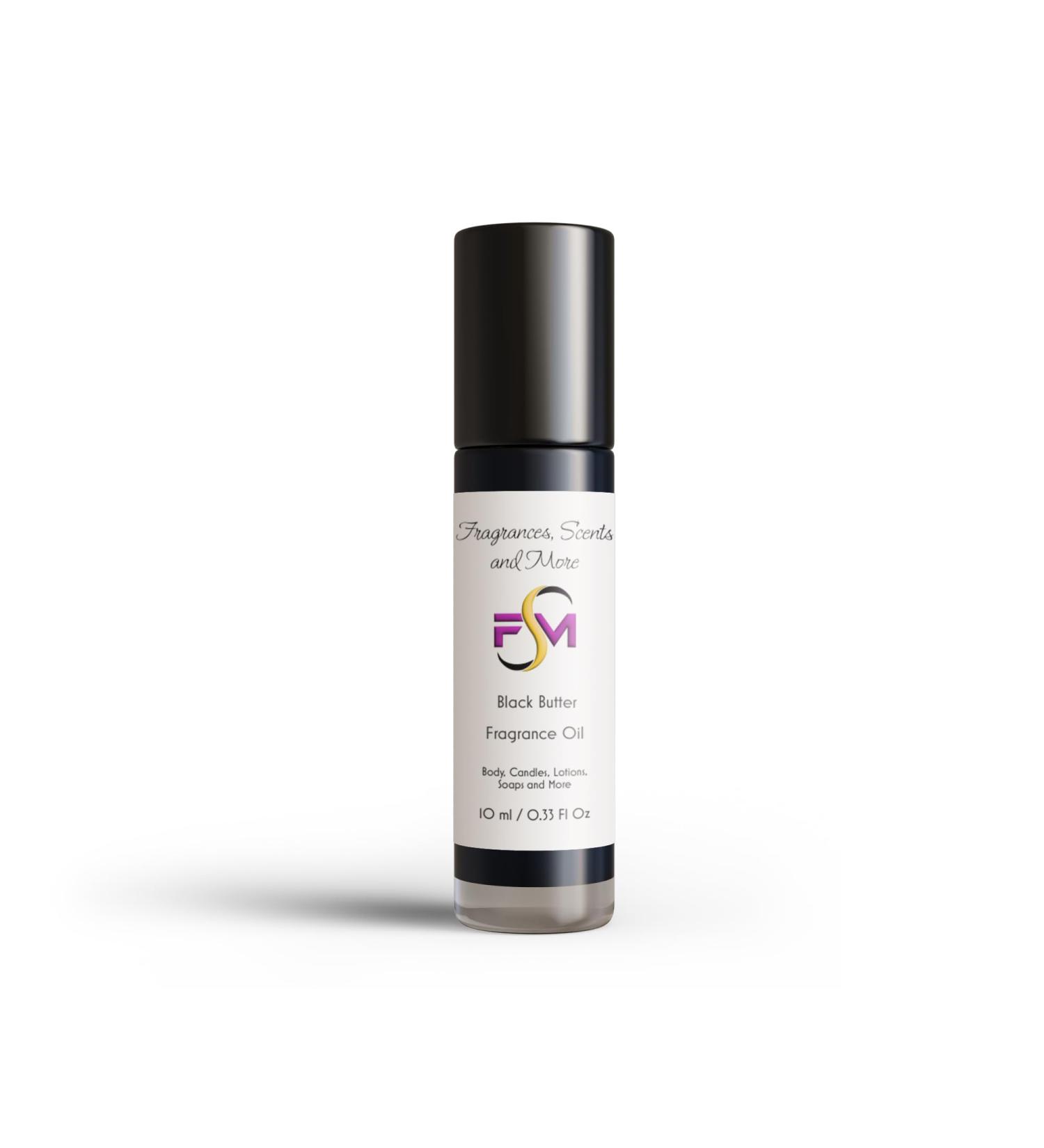 Black Butter Fragrance Oil - 0.33 Fl Oz Glass Roll On (10ml) 0.33 Fl Oz (Pack of 1) - Buy Online on GoSupps.com