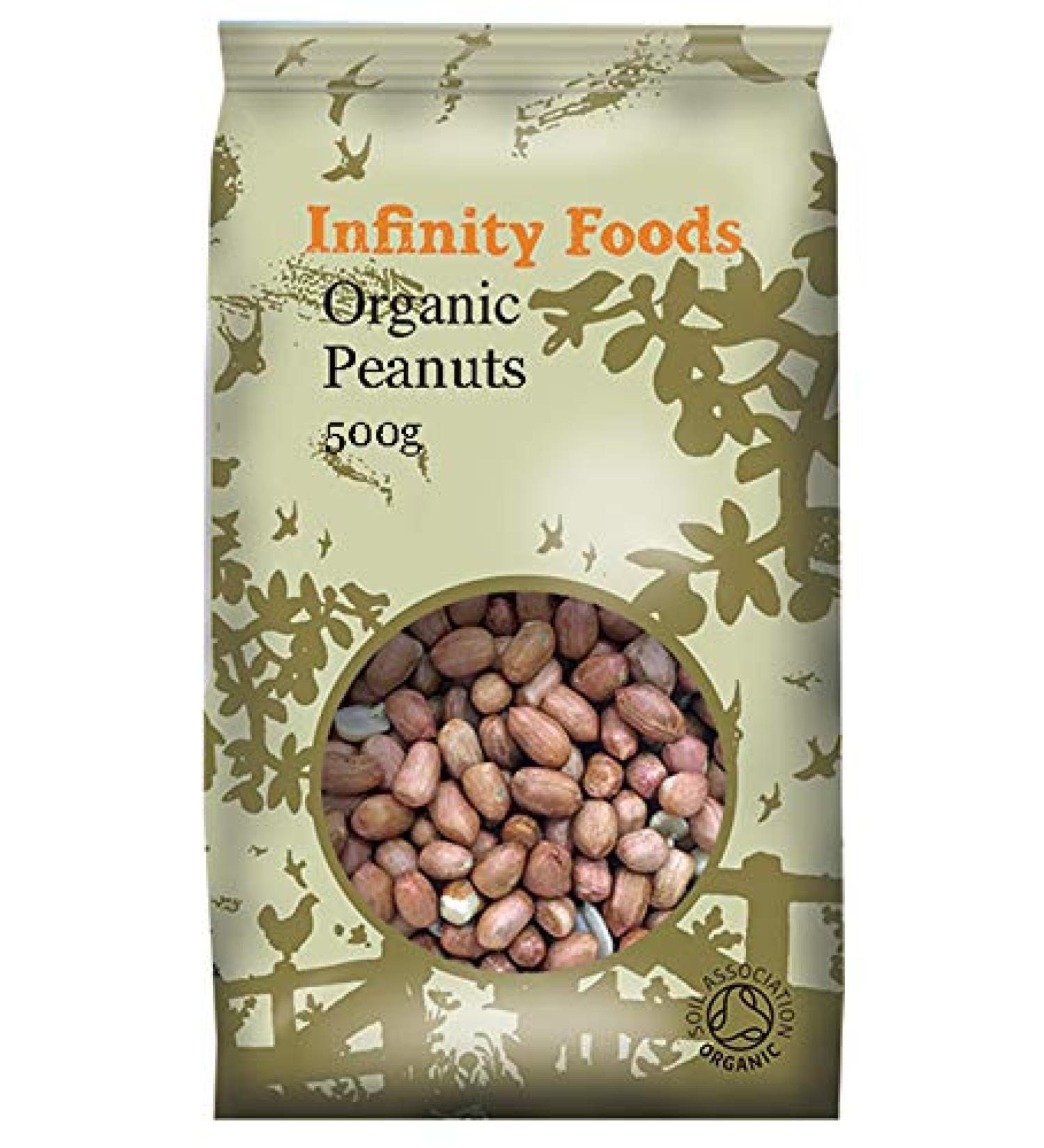 Infinity Foods Organic Peanuts 500g