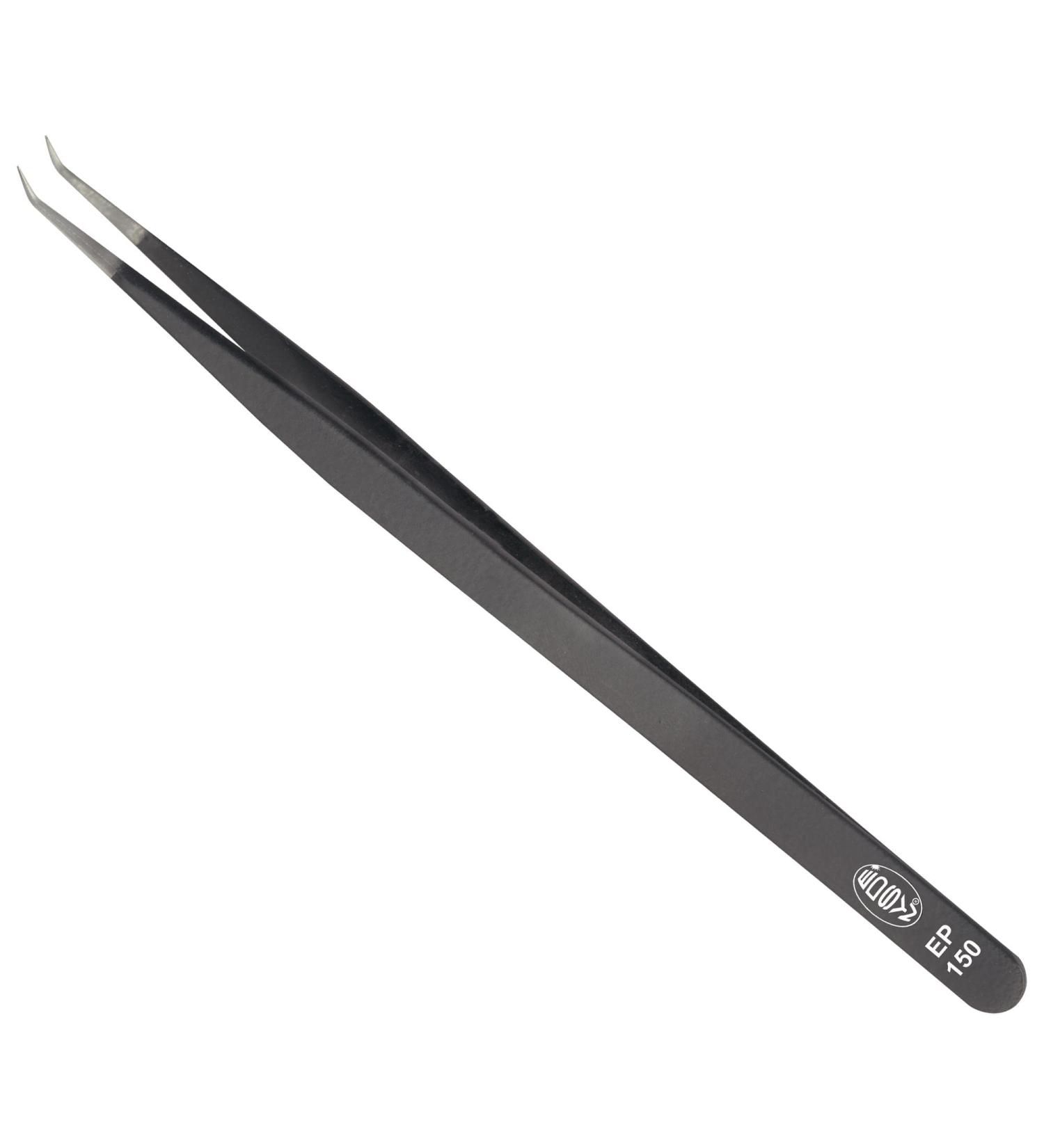 Tweezer tip curved/pointed 133 mm tweezers and replacement tips 1 piece EP 150
