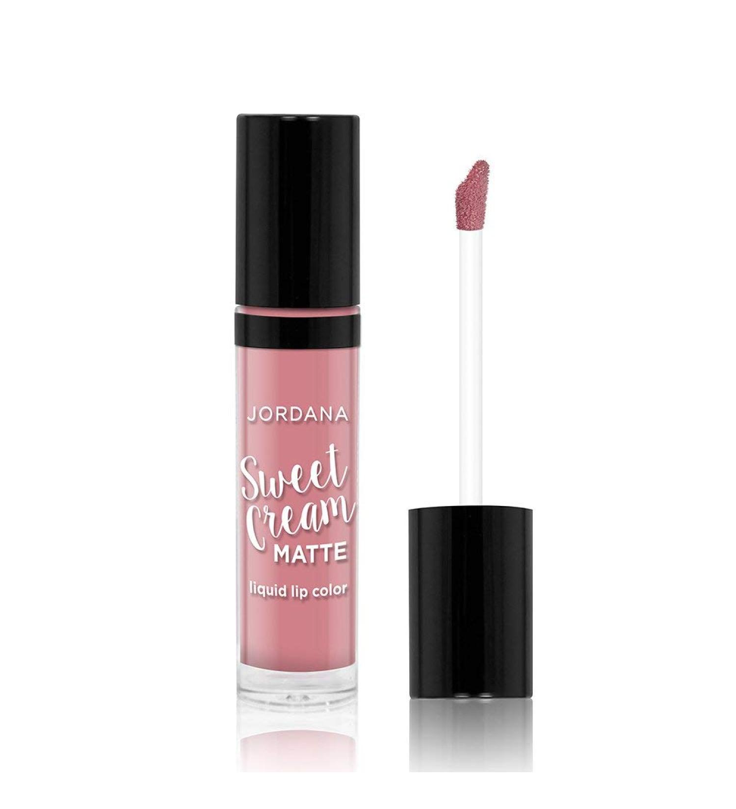 Jordana Sweet Cream Matte Liquid Lip Color 01 Cr me Brulee - Long-lasting Matte Lipstick - Buy Online on GoSupps.com