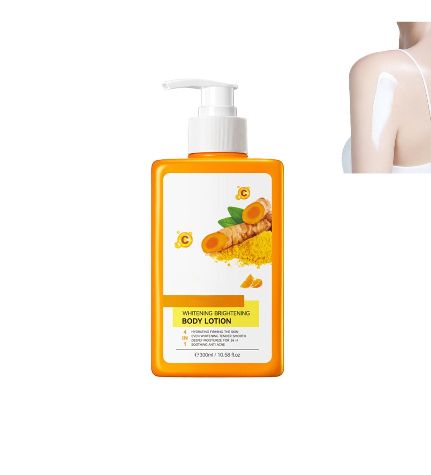 Lait corporel au curcuma 300ml Lotion corporelle blanchissante au curcuma Am liore la s cheresse et l'aspect terne de la peau cream - Buy Online on GoSupps.com