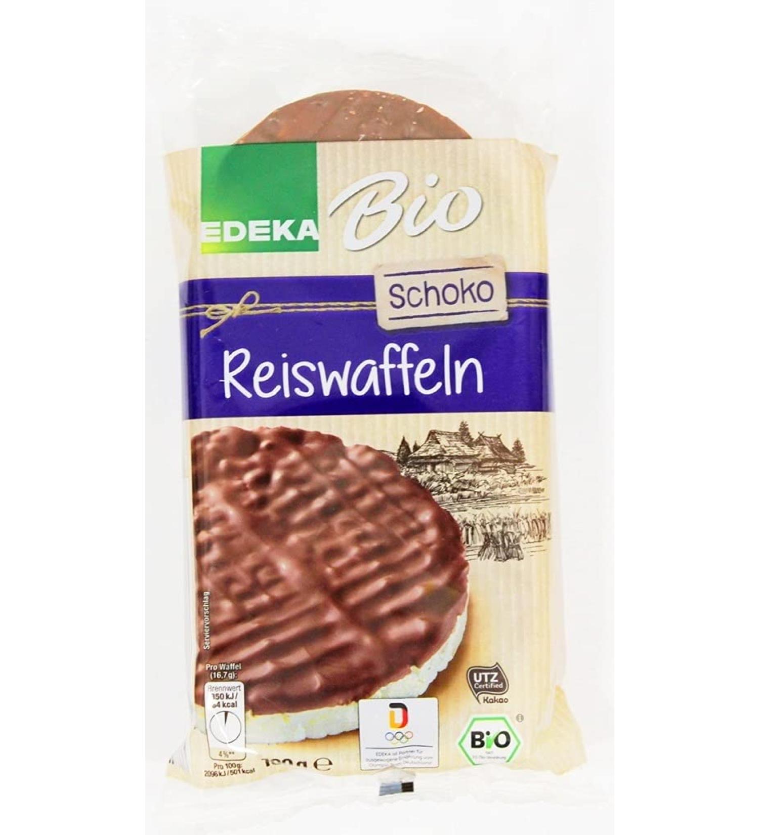 Edeka Organic Rice Cakes Chocolate pack of 12 (12 x 100g)