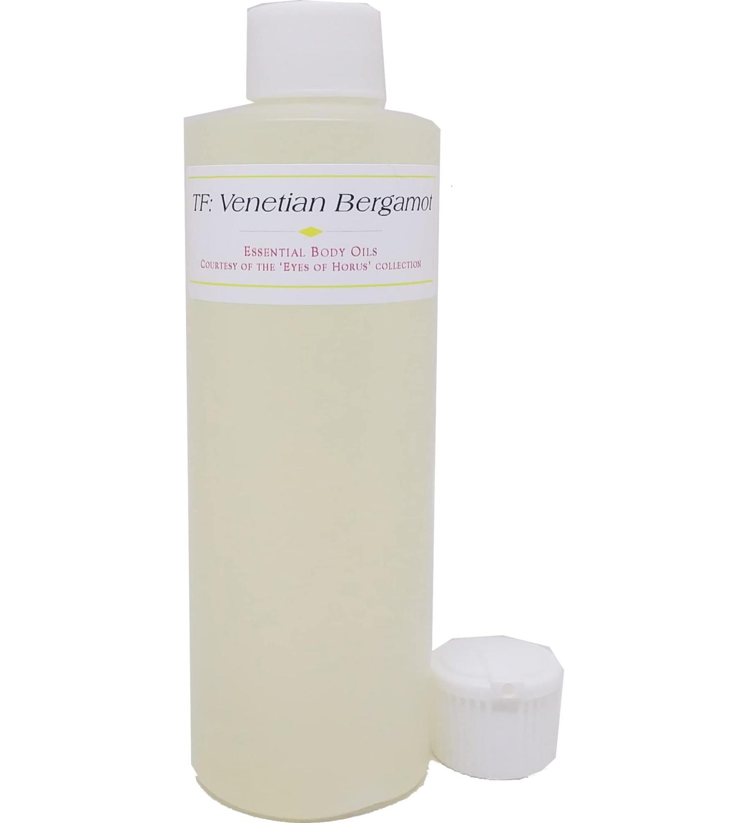 Tom Four: Venetian Bergamot - Type For Men Cologne Body Oil Fragrance Flip Cap - Light Gold - 8 oz. - ID#39418 8 Fl Oz (Pack of 1)