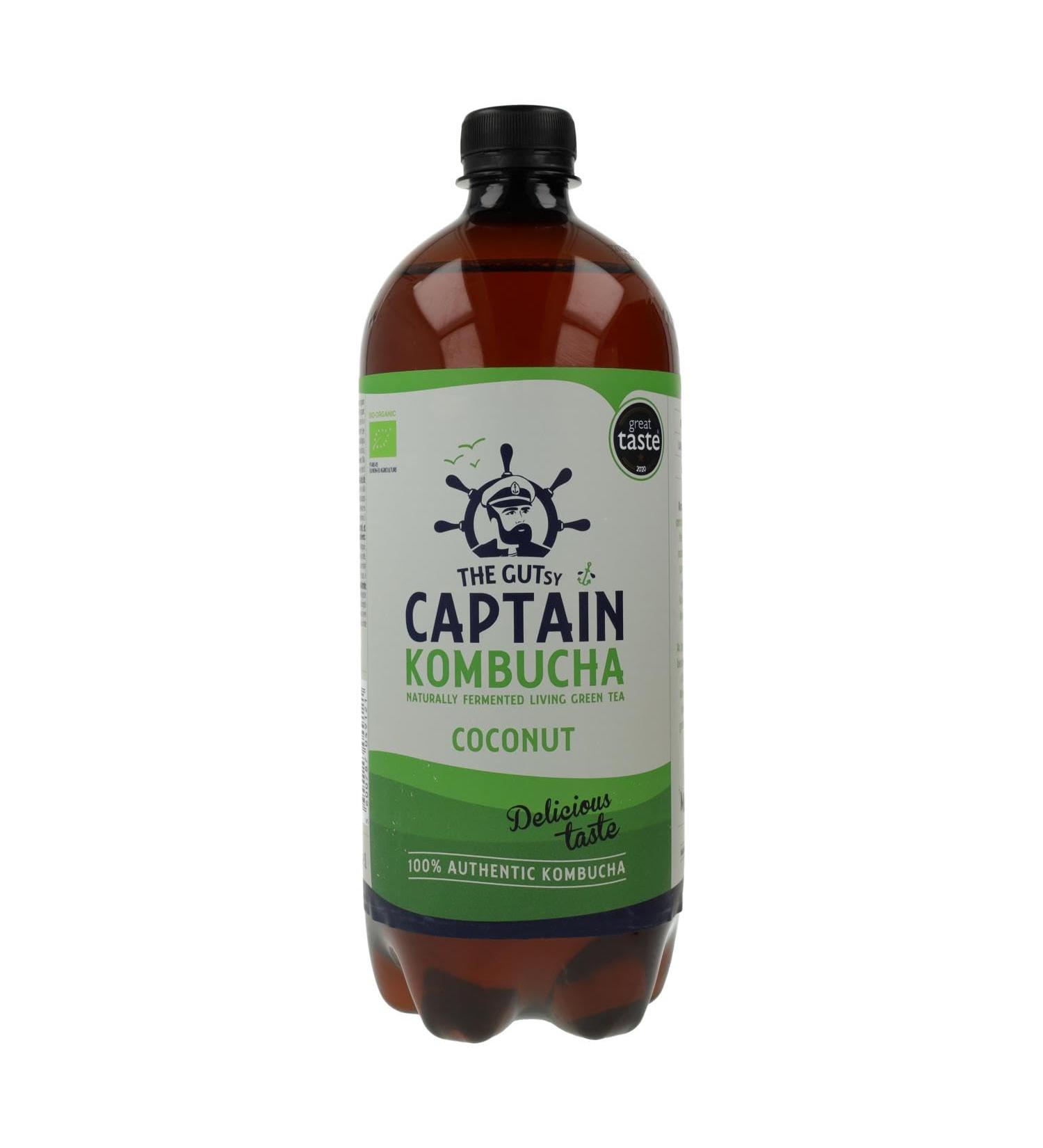 Captain Kombucha - Coconut Summer Beach - 1 liter - Buy Online on GoSupps.com